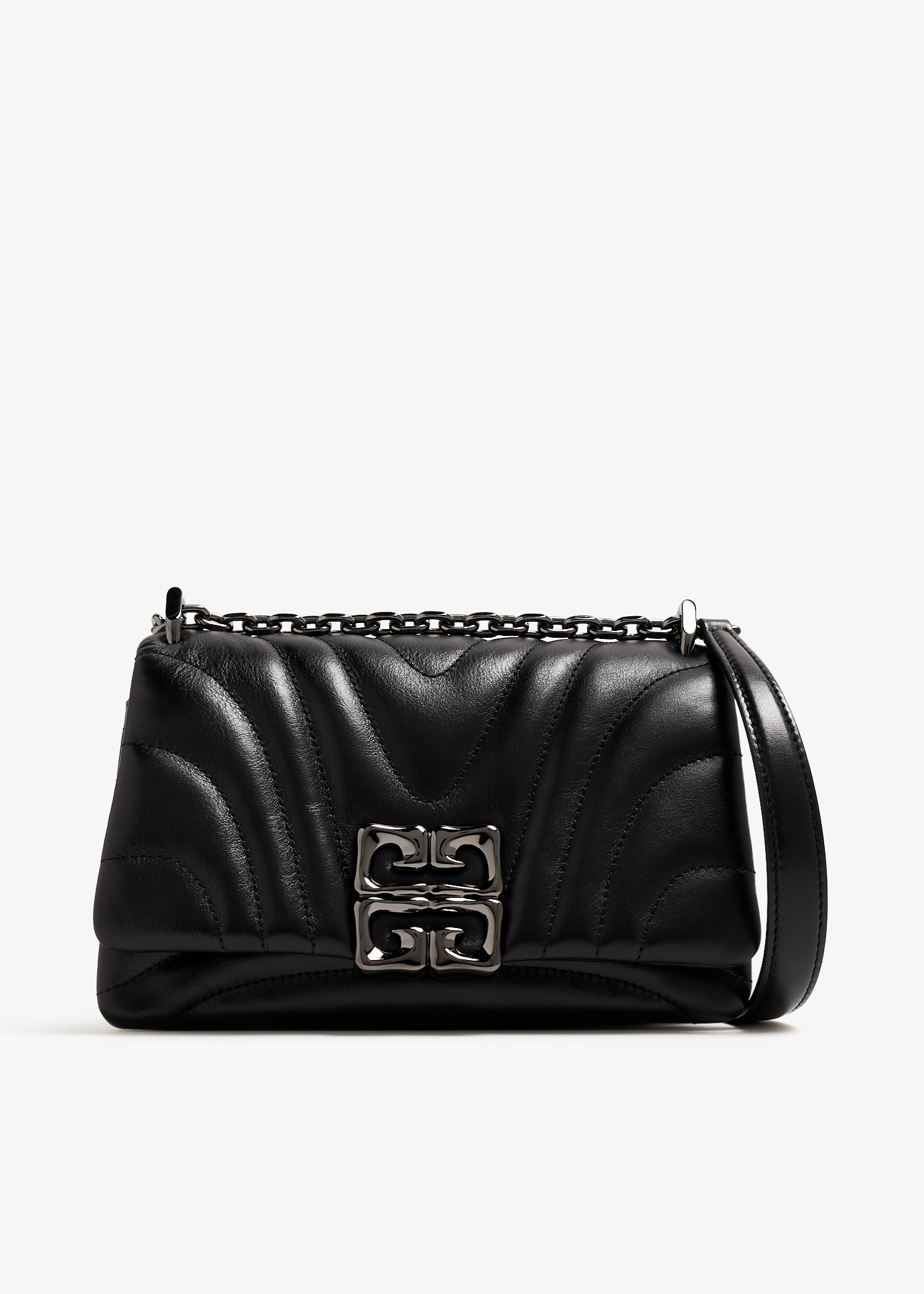 4G soft small chain bag, Black