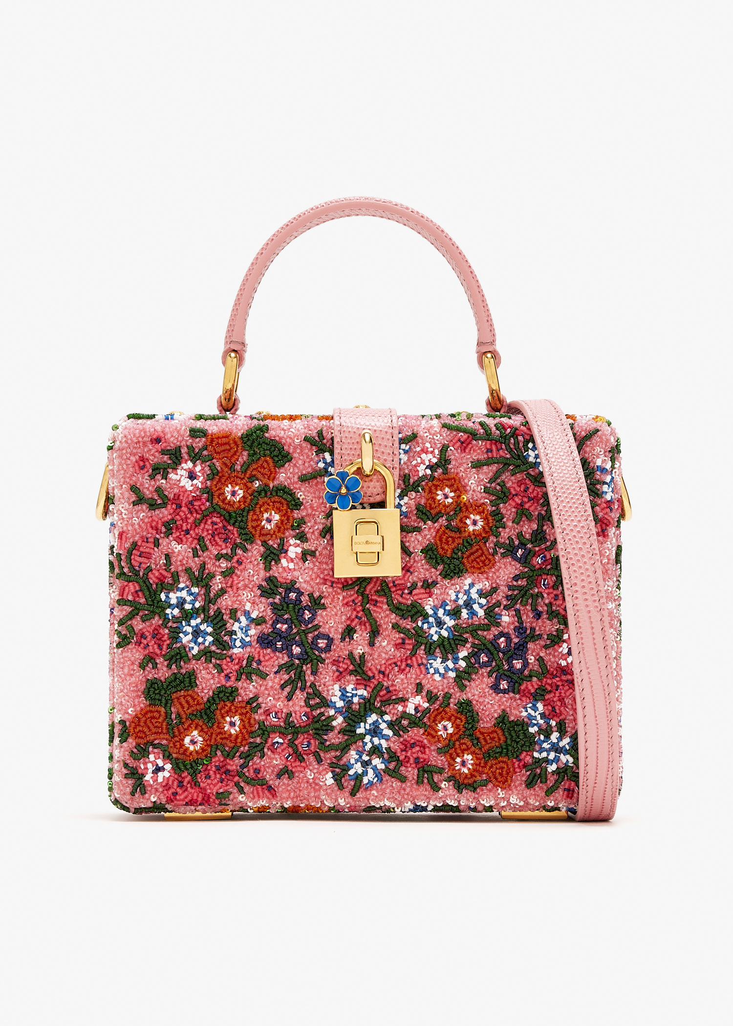 

Dolce Box sequin-embellished handbag, Multicolored