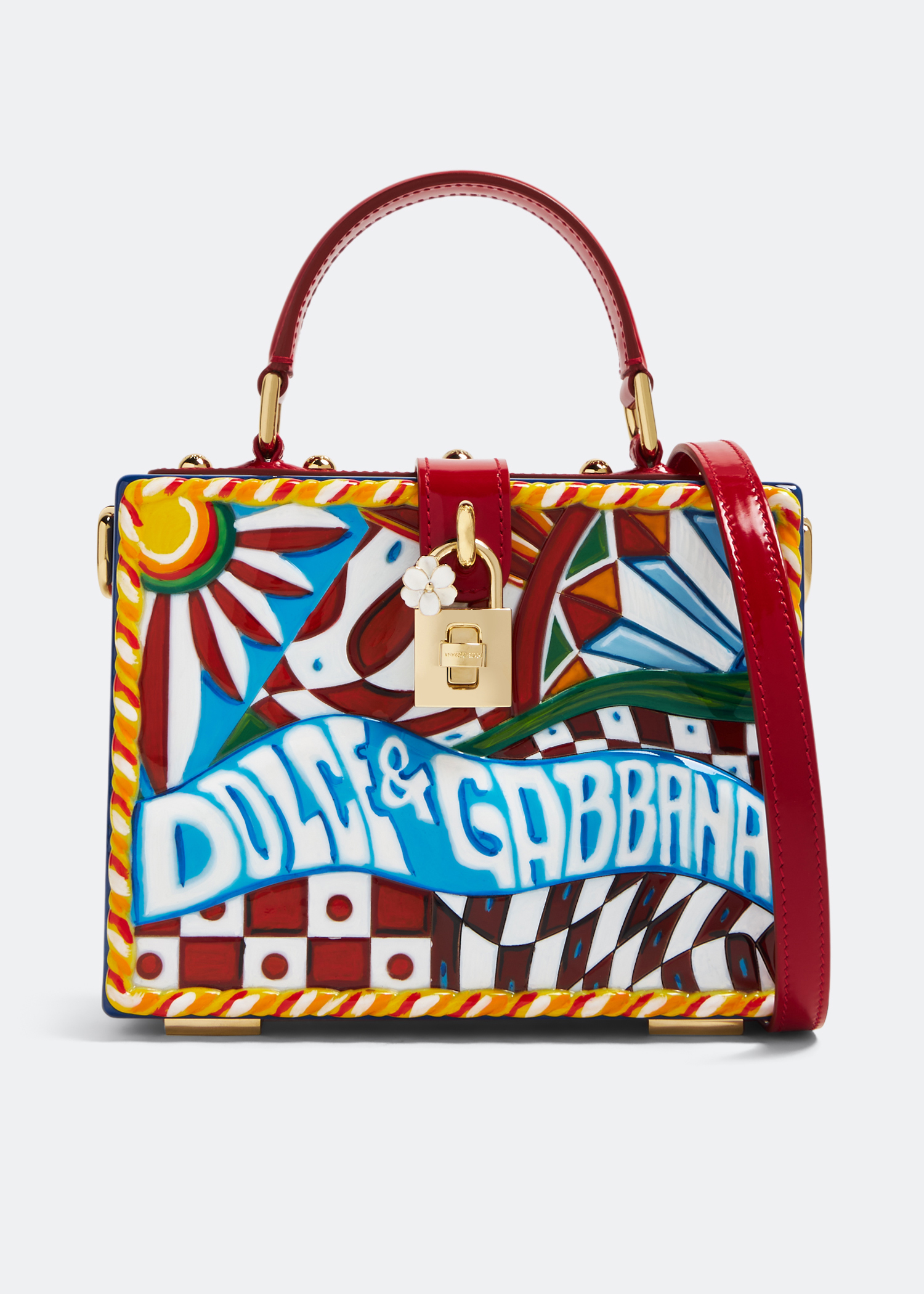

Dolce Box handbag, Multicolored