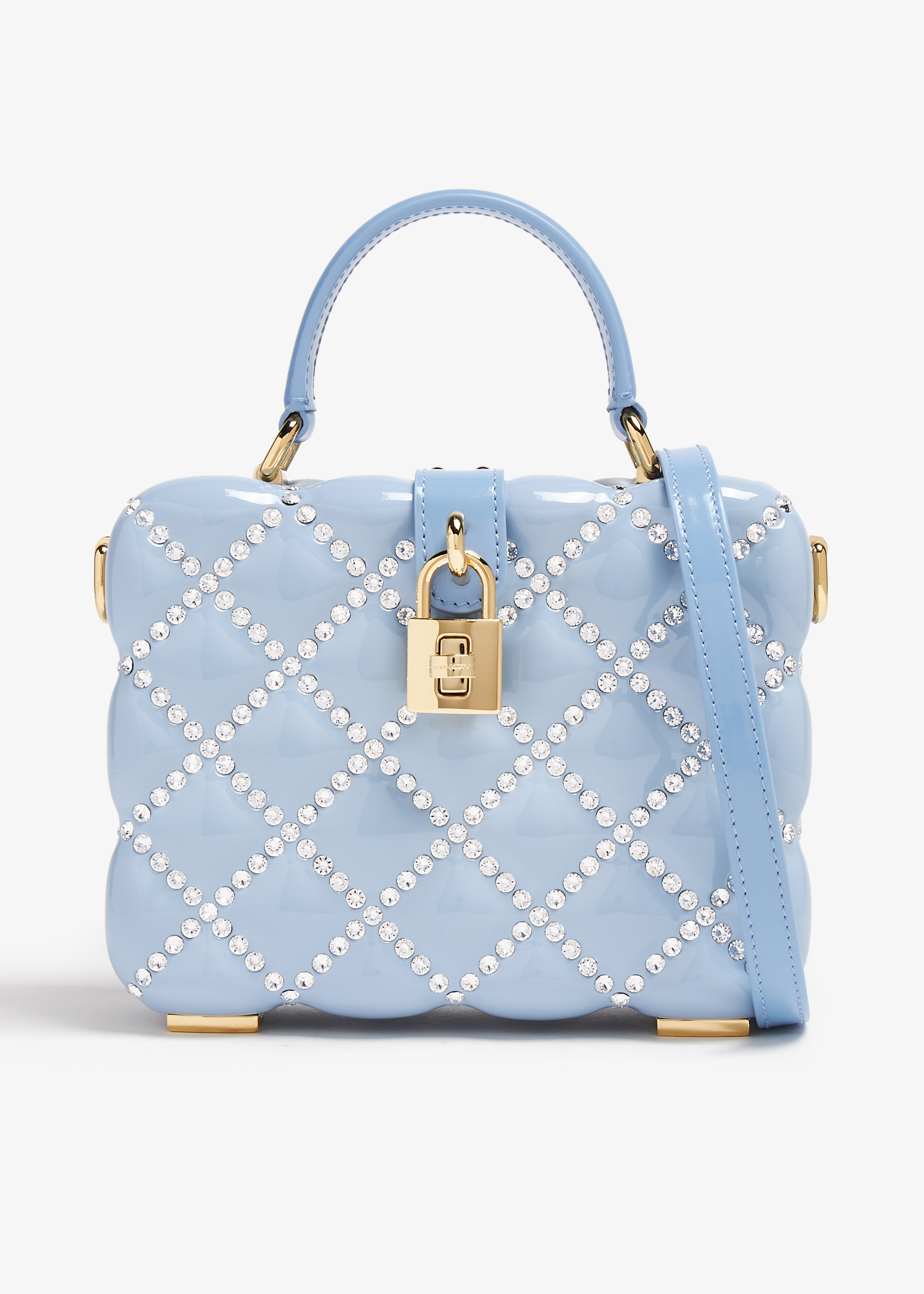 

Resin Dolce Box handbag, Blue