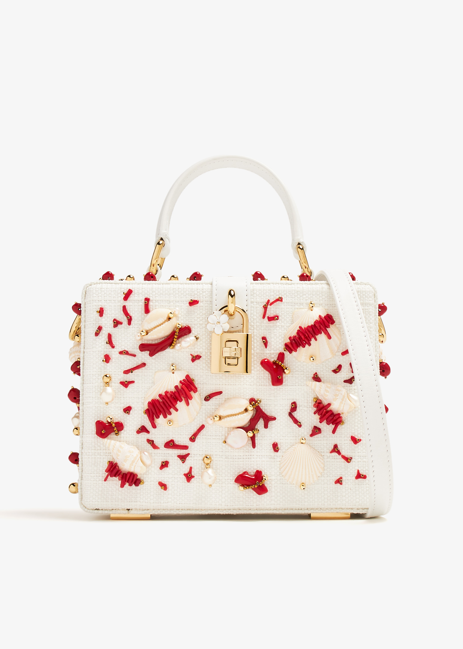 

Dolce Box handbag, White