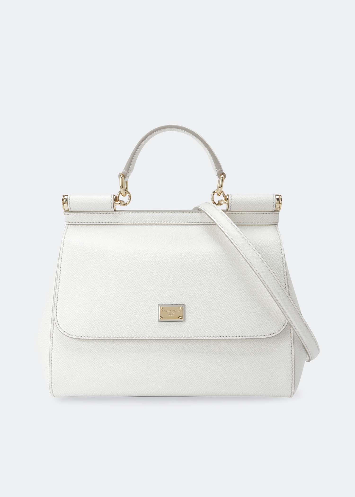 Sicily Dauphine medium handbag, White