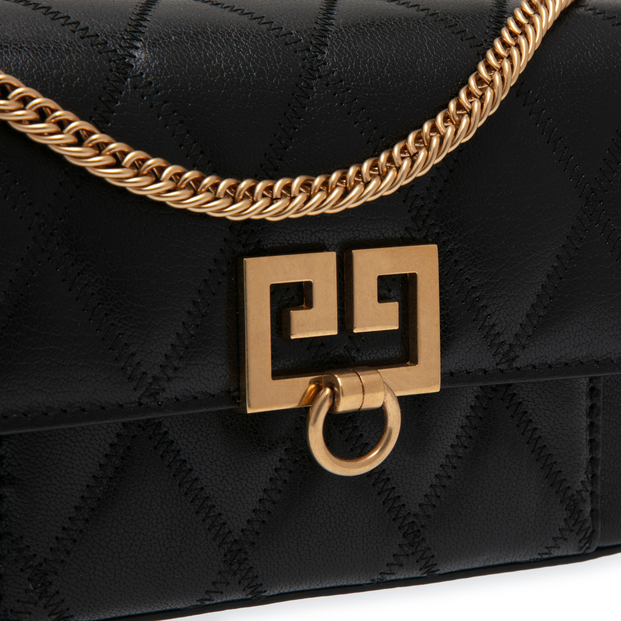 

Mini quilted pocket bag, Black