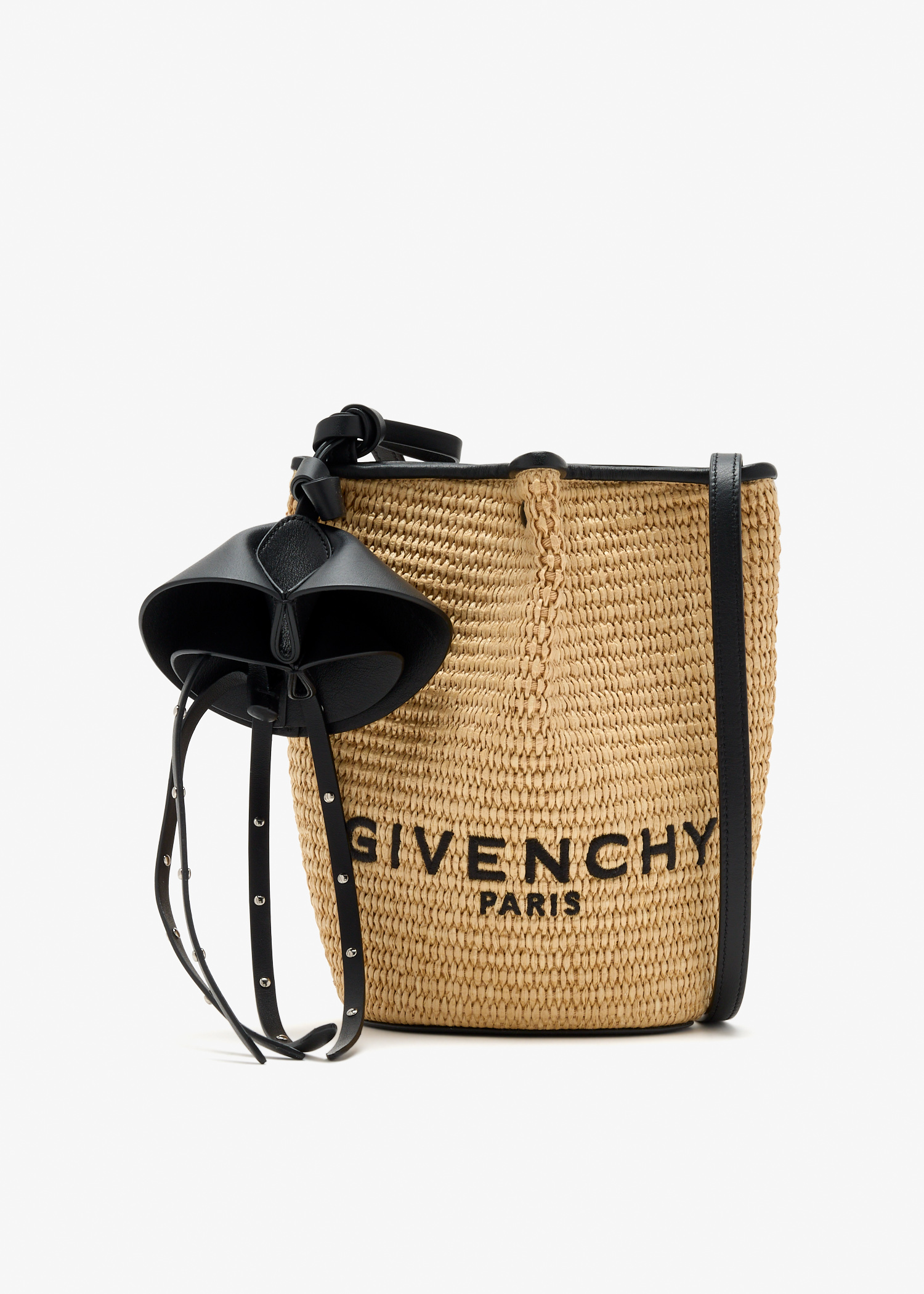 

Nano snap bucket bag, Beige