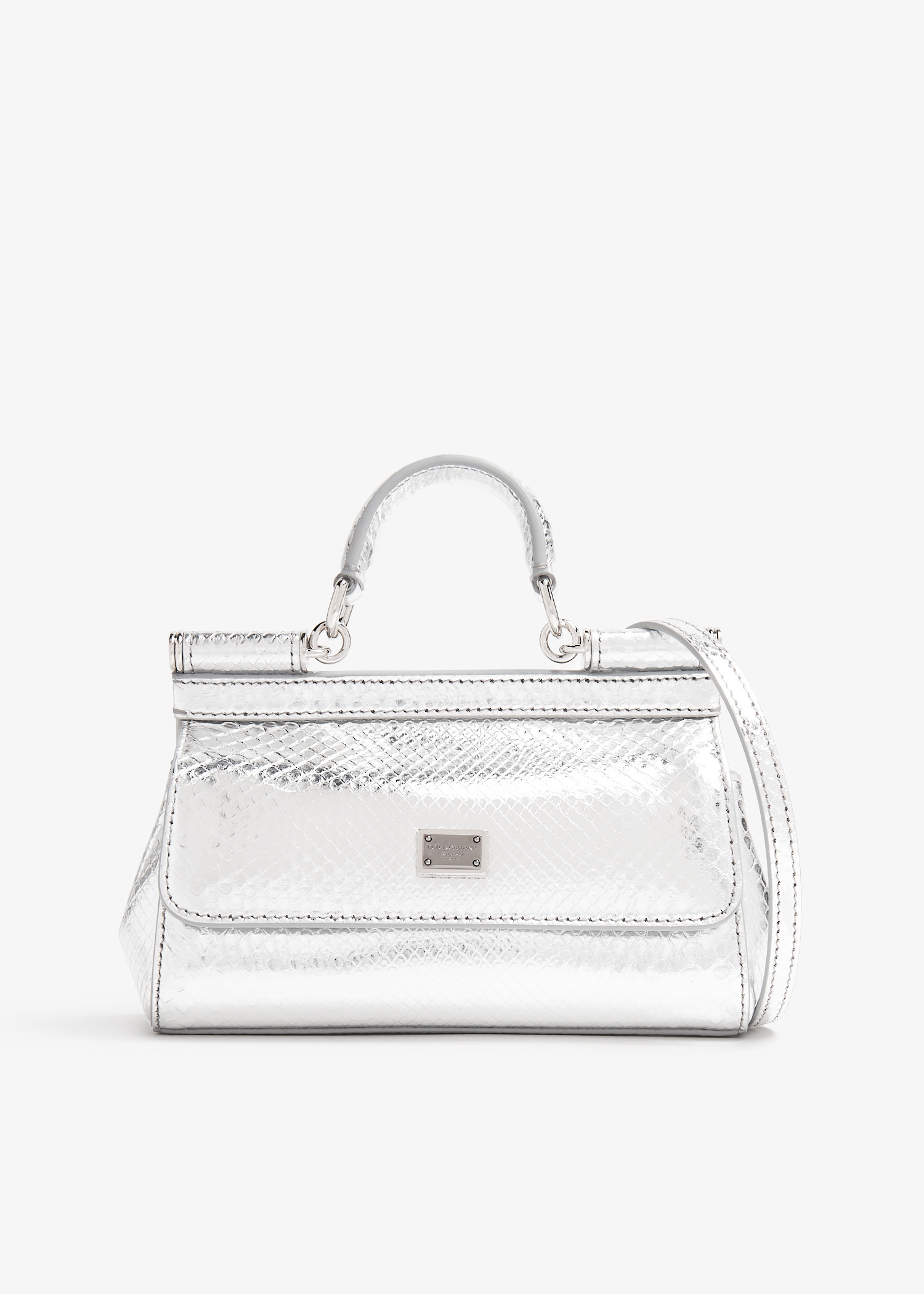 Small Sicily handbag, Silver