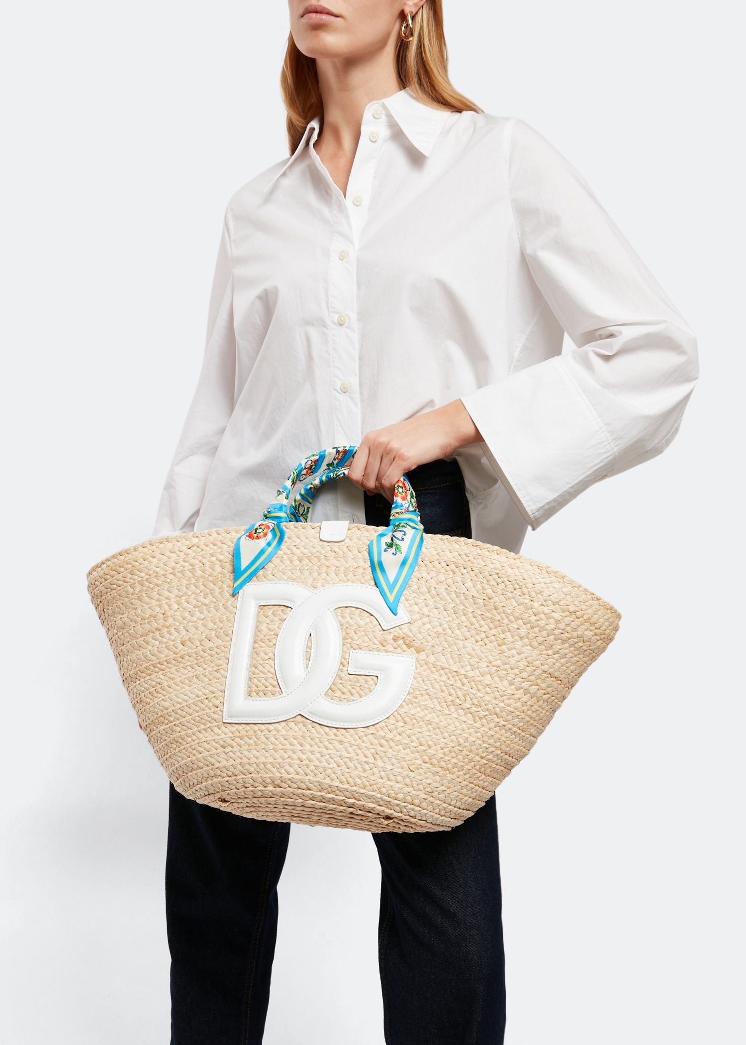 

Kendra straw bag, Beige