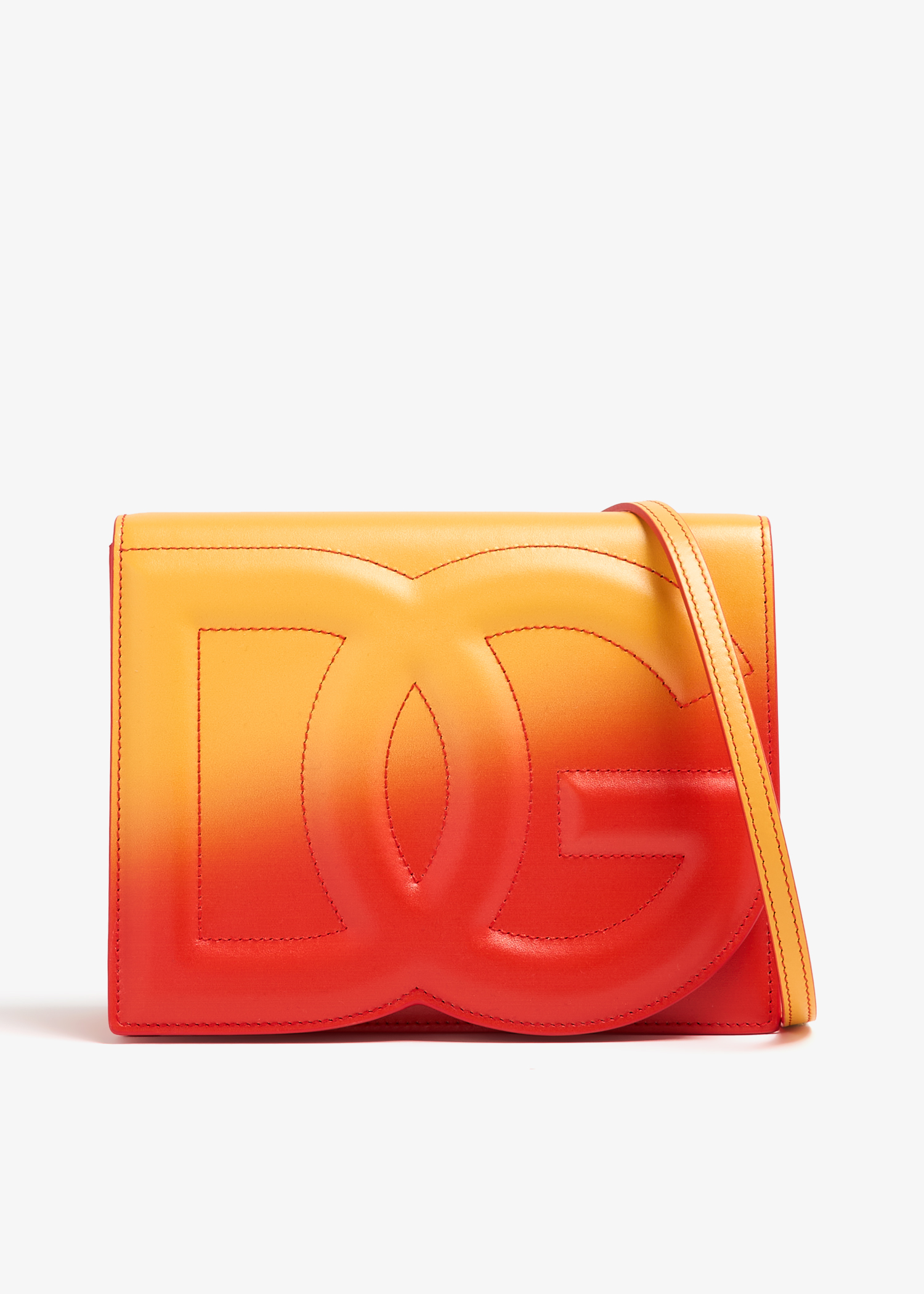 DG logo crossbody bag, Orange