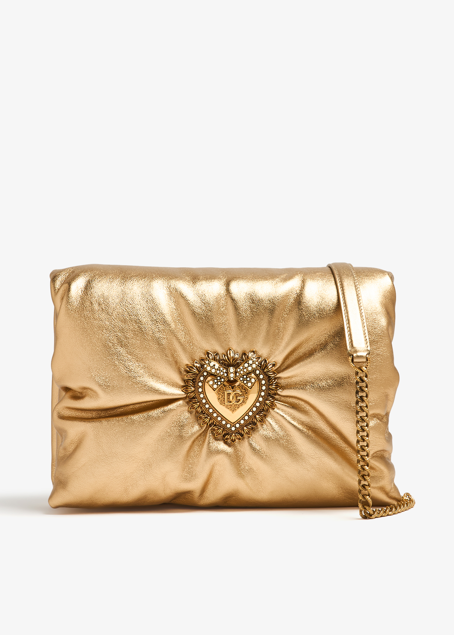 

Medium Devotion soft bag, Gold