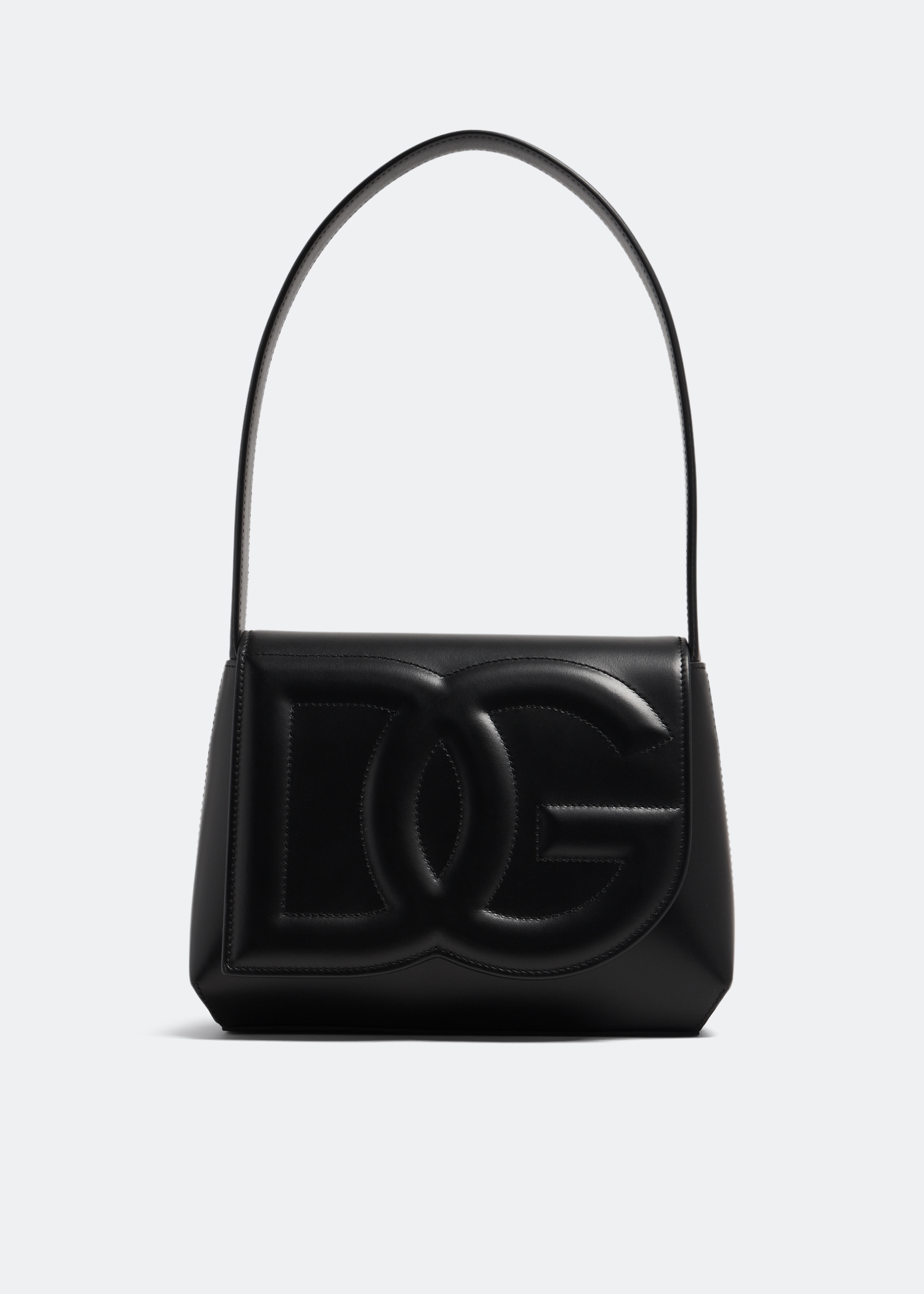 DG logo shoulder bag, Black