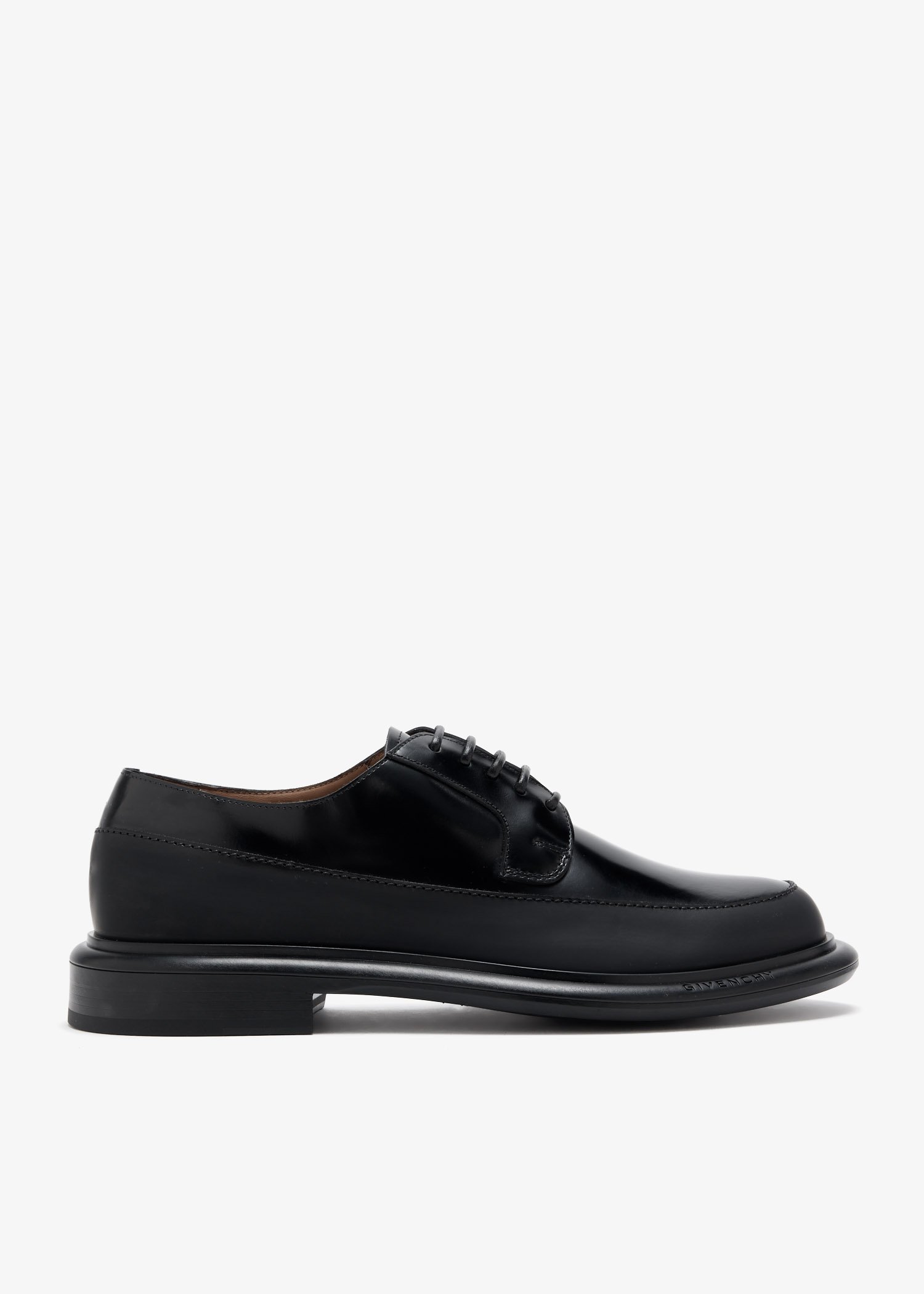 

Leather Derby shoes, Black