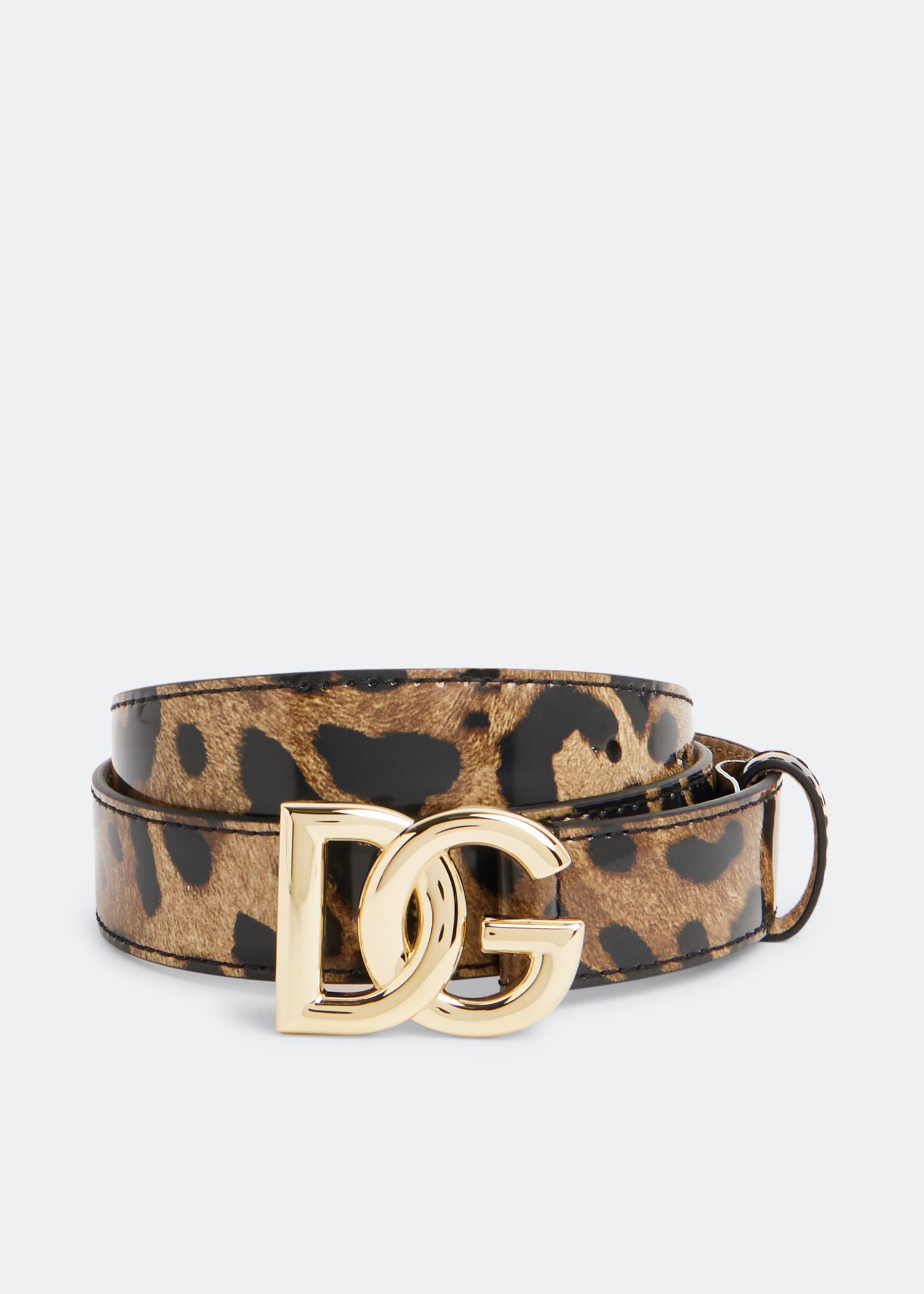 

Kim DG logo belt, Animal printed