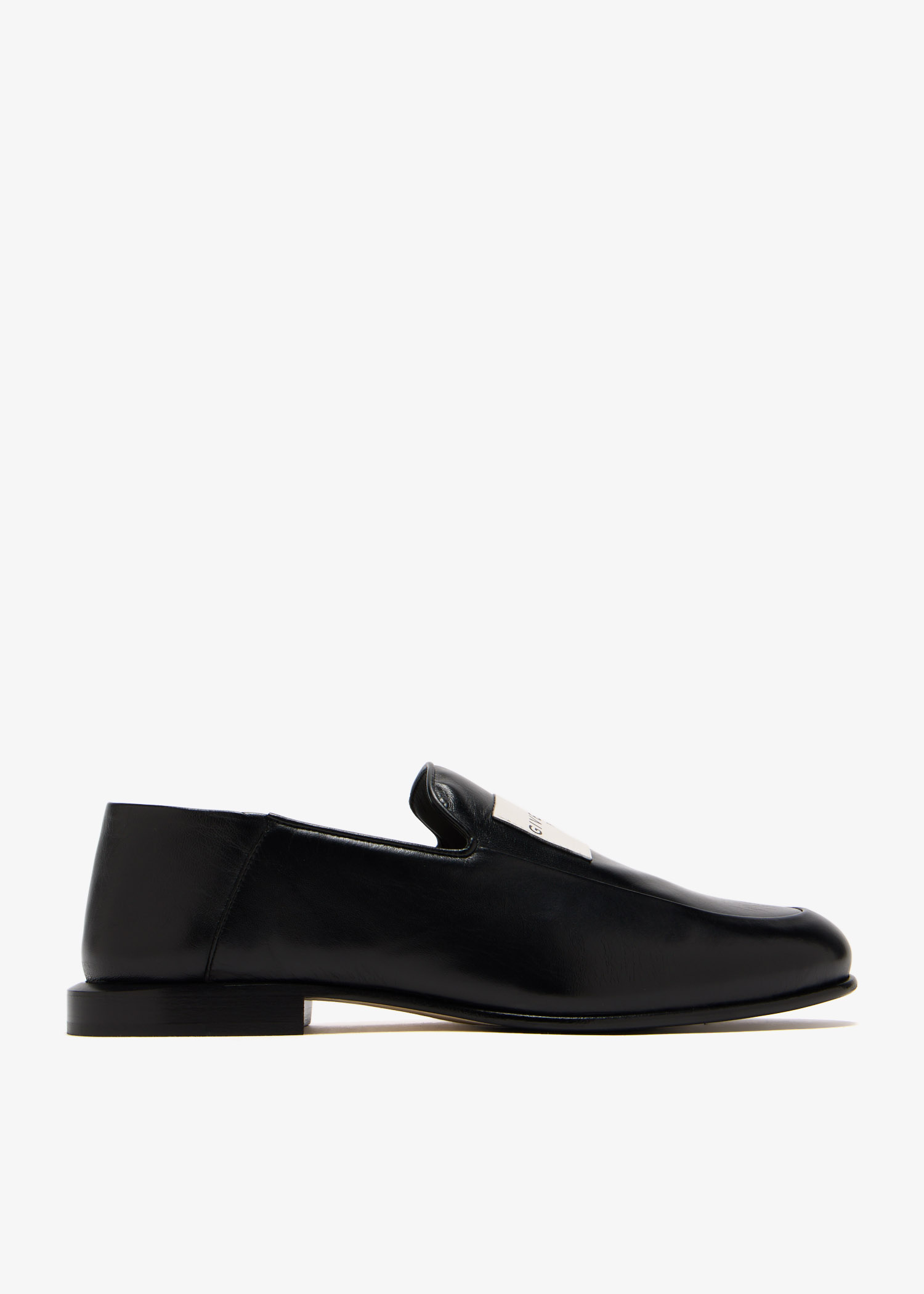 

Label loafers, Black