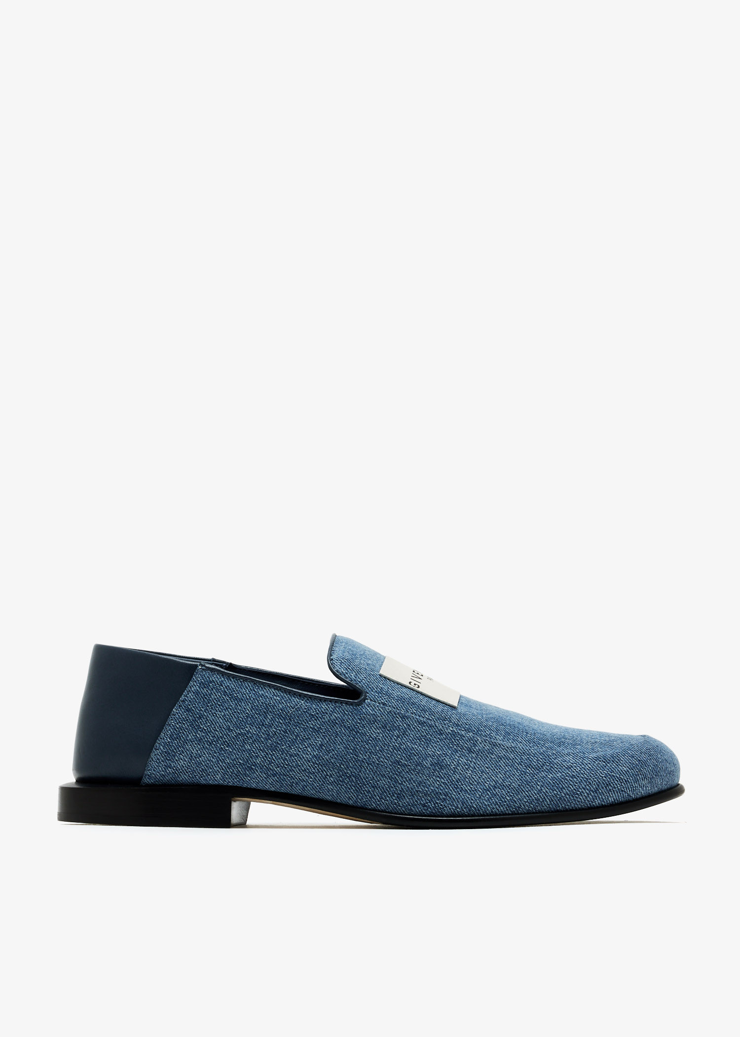 

Label loafers, Blue