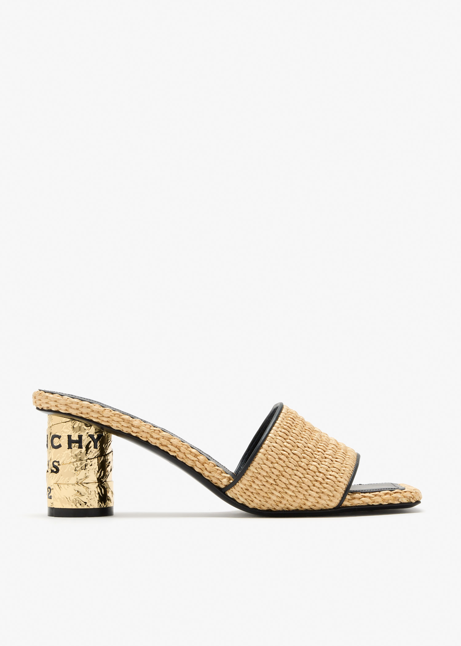 

Tape mules, Beige