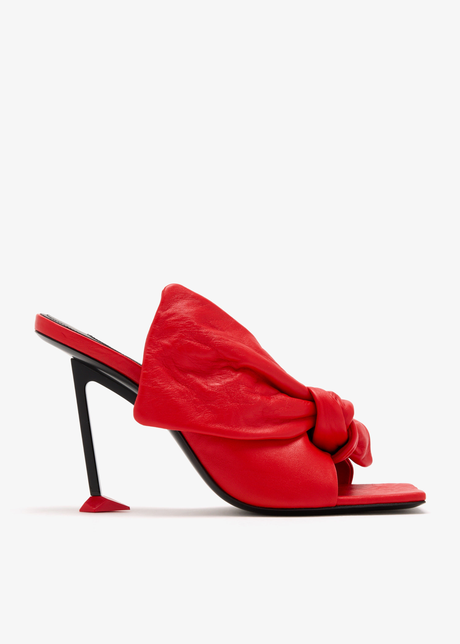 

Boudoir heeled mules, Red