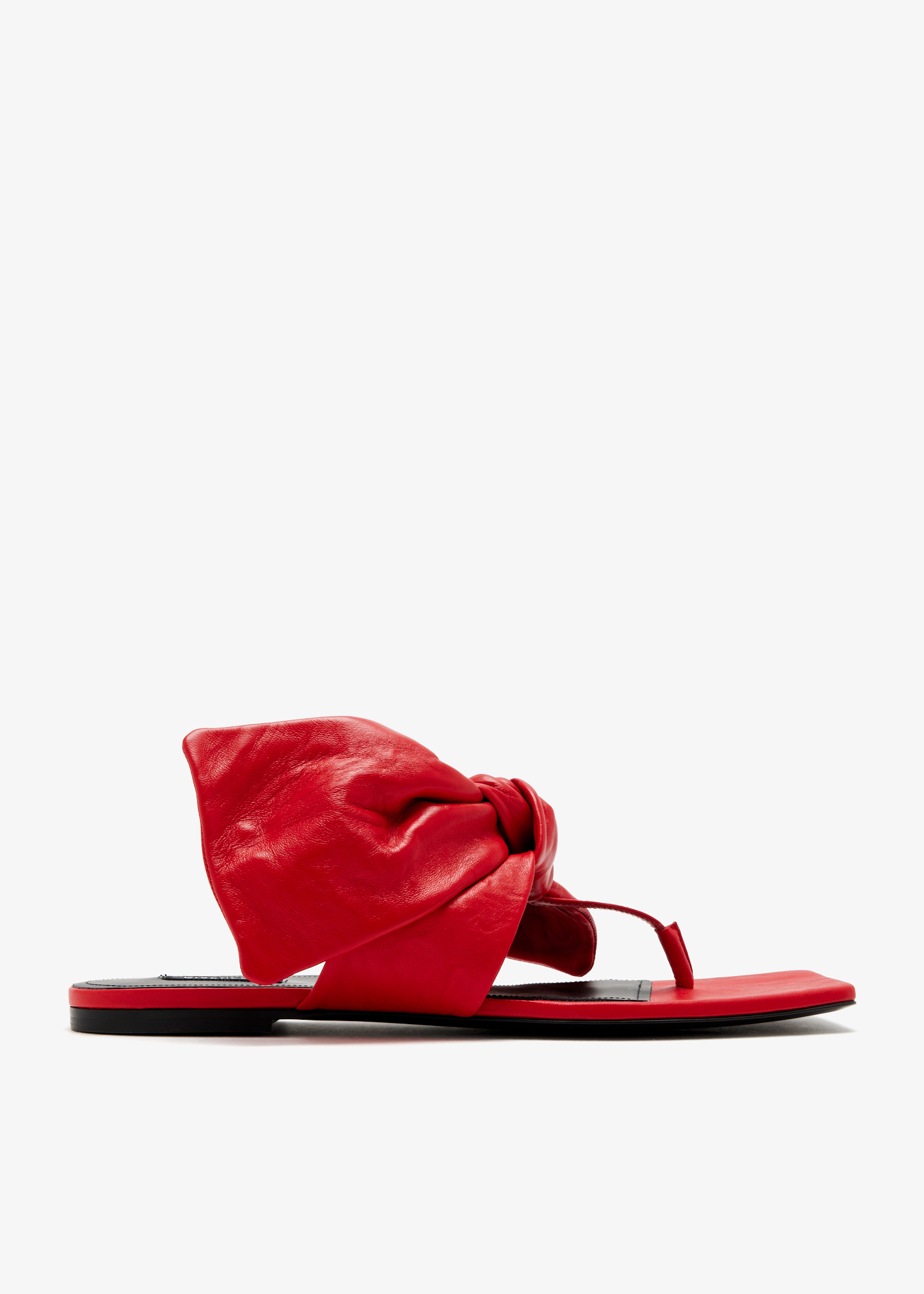 

Boudoir thong sandals, Red