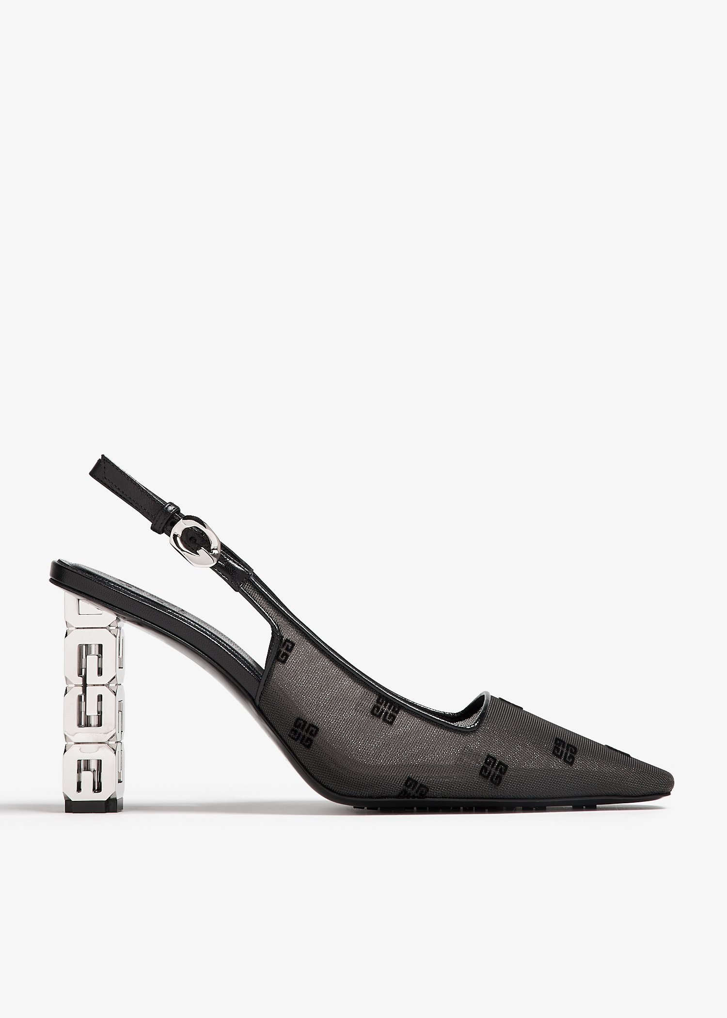 

G Cube slingback pumps, Black