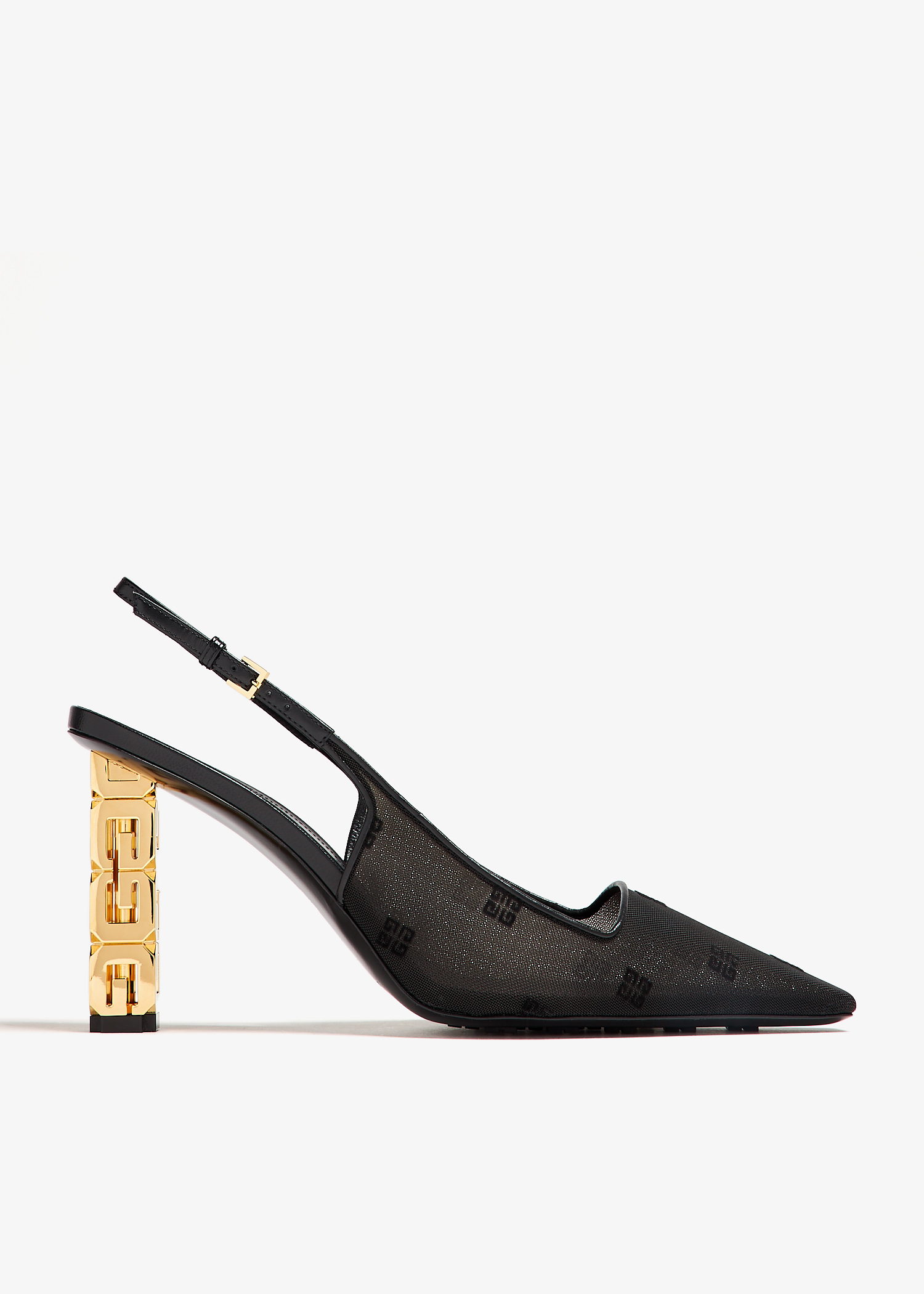 

G Cube slingback pumps, Black