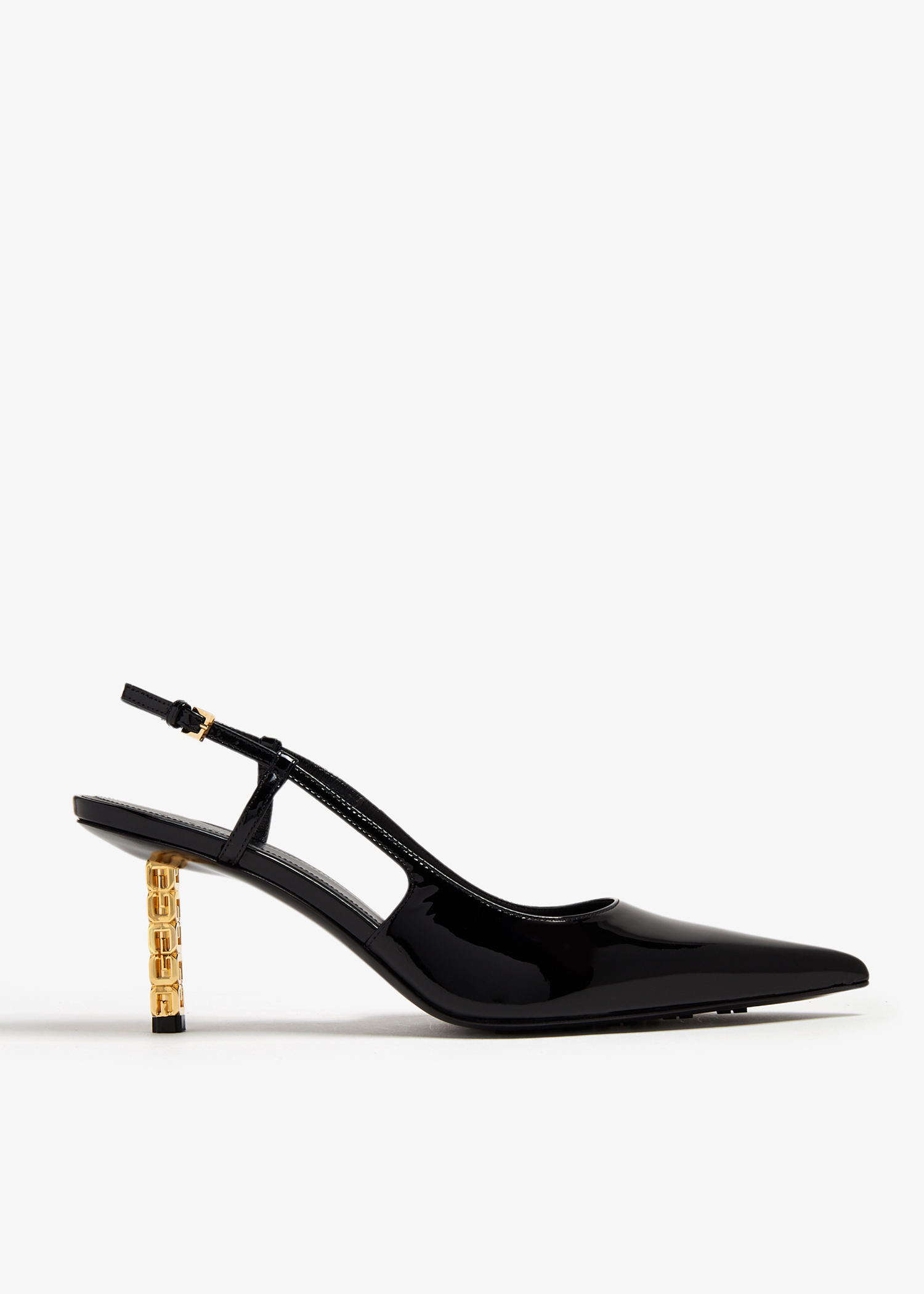 

G Cube slingback pumps, Black