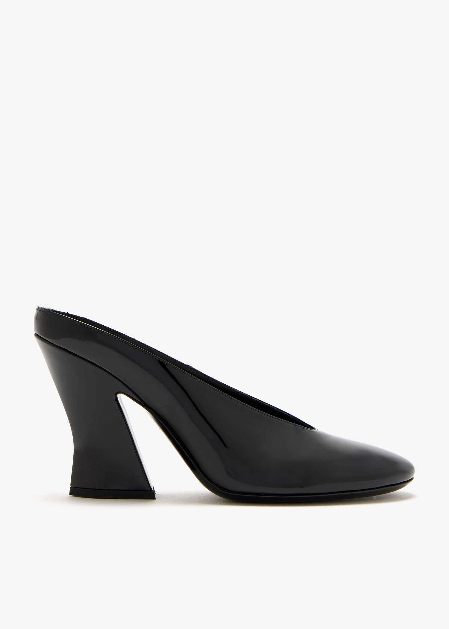 

Sculpted mules, Black