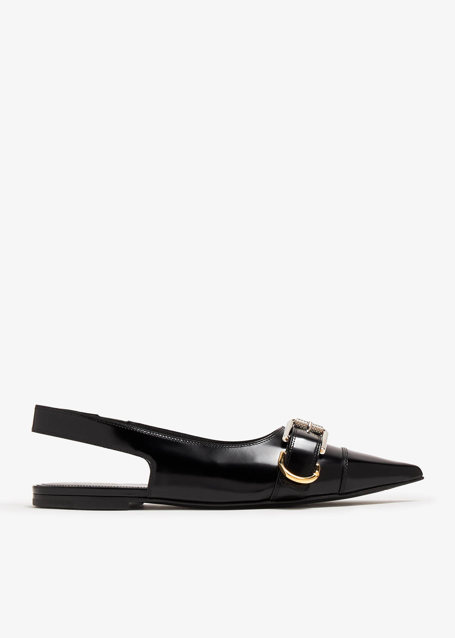 

Voyou slingback flats, Black