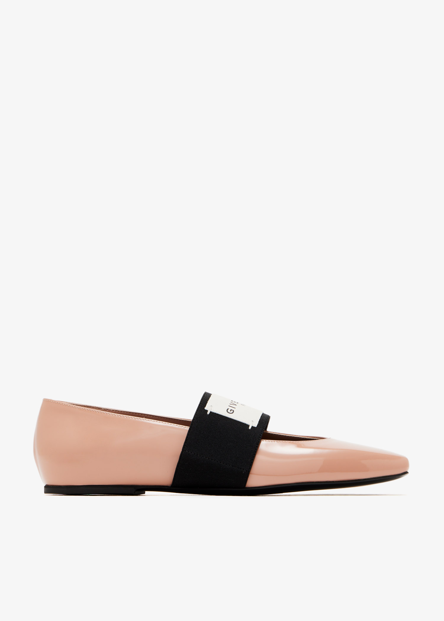 

Sliced Square ballerinas, Pink