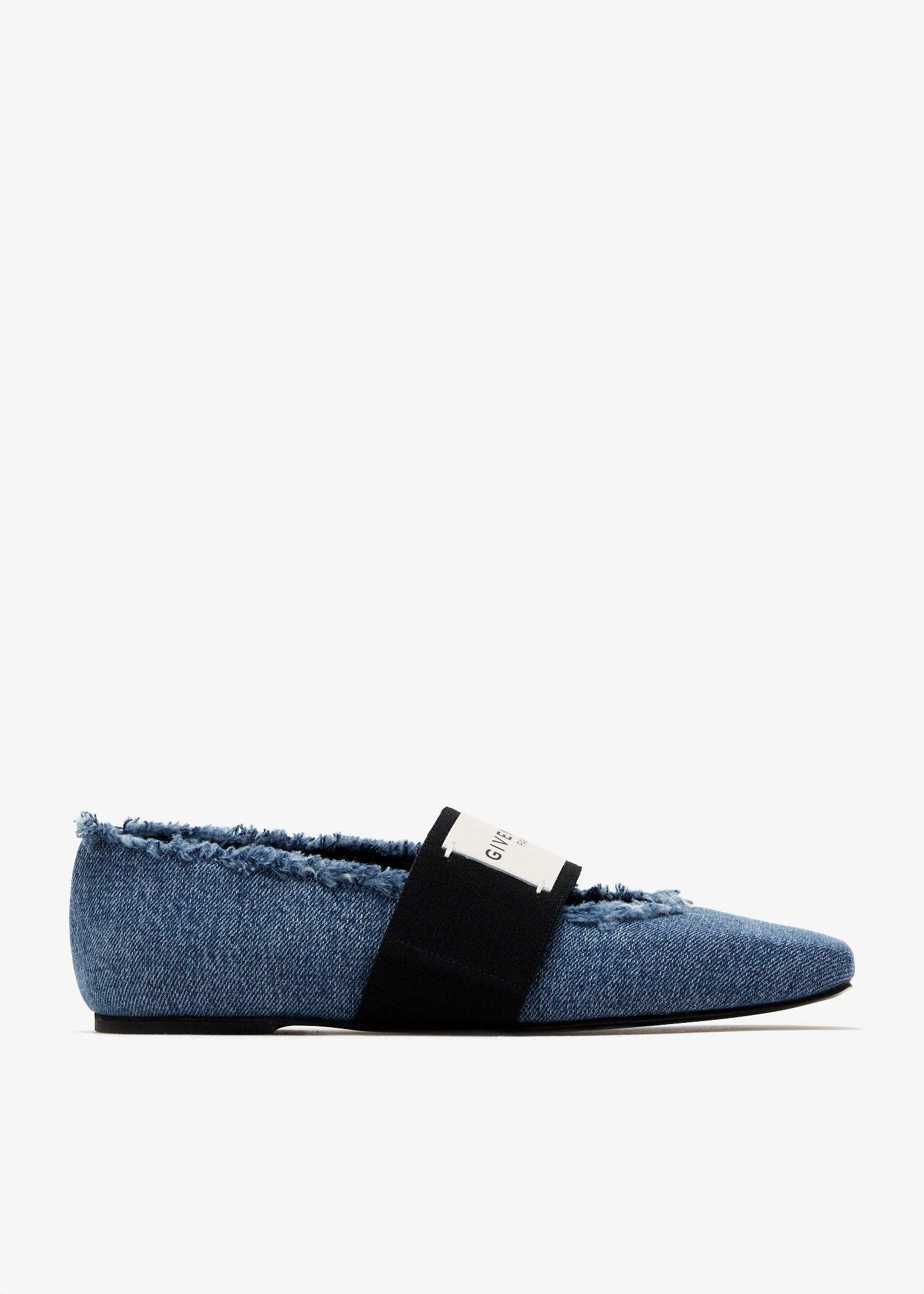 

Sliced Square ballerinas, Blue