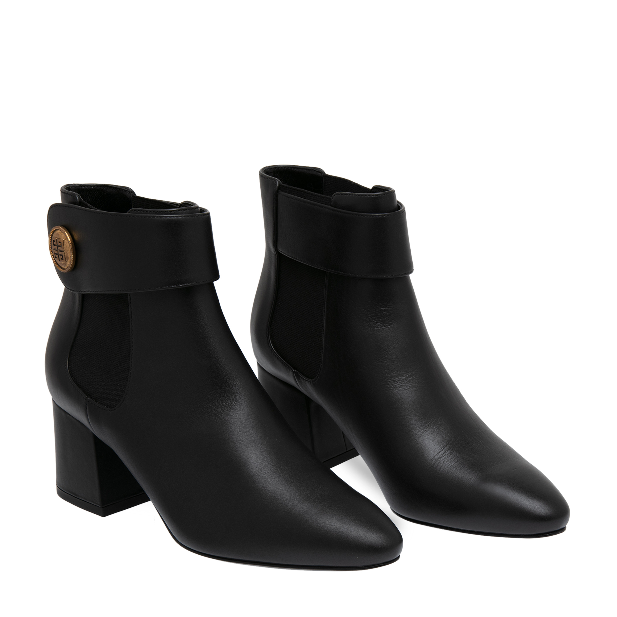 

Charm ankle boots, Black