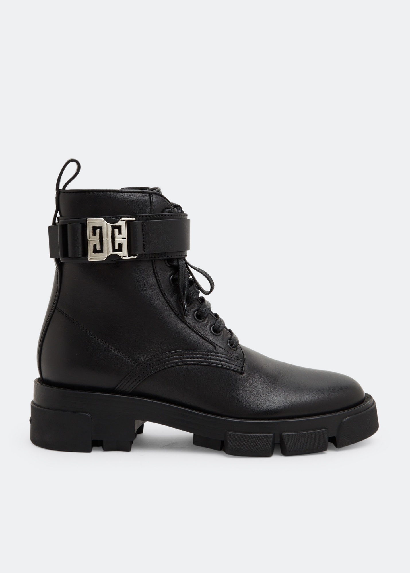 

4G buckle boots, Black