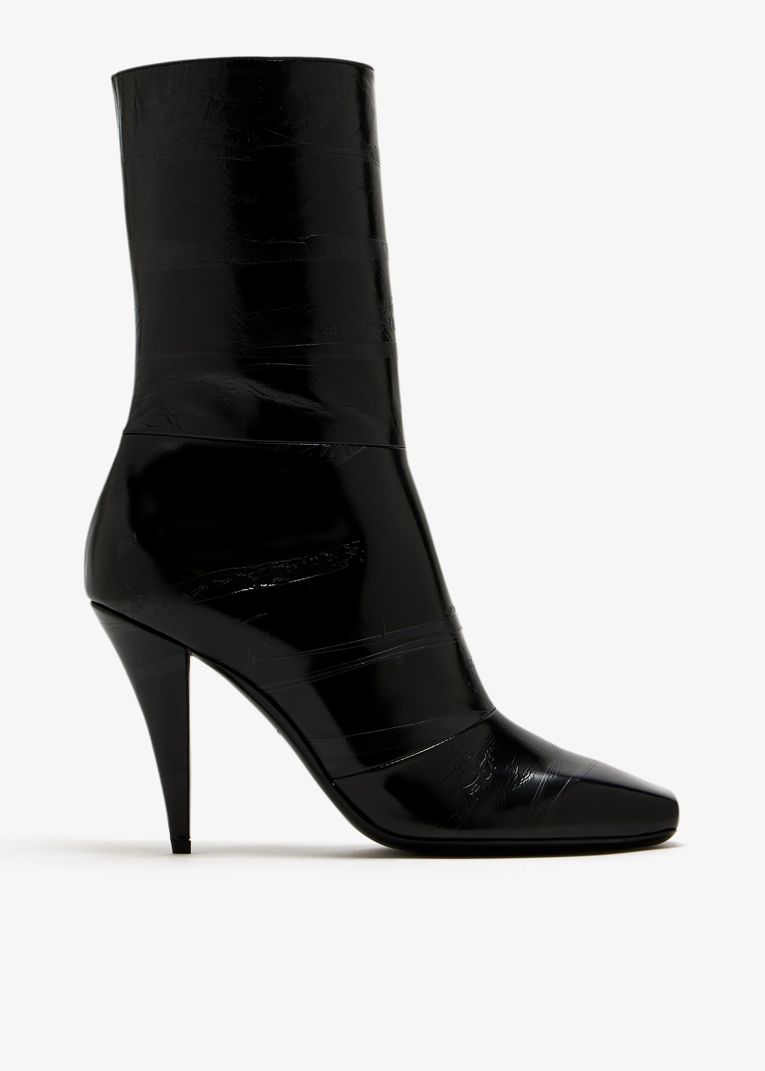 

Sliced Square ankle boots, Black