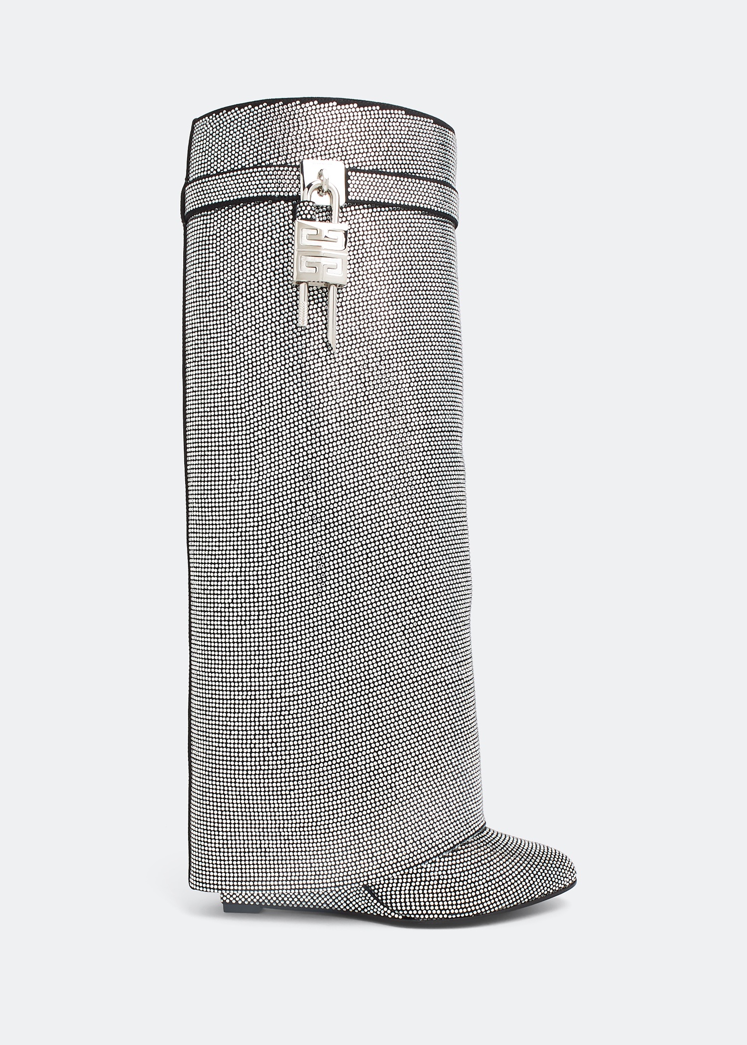 

Shark Lock pant boots, Silver
