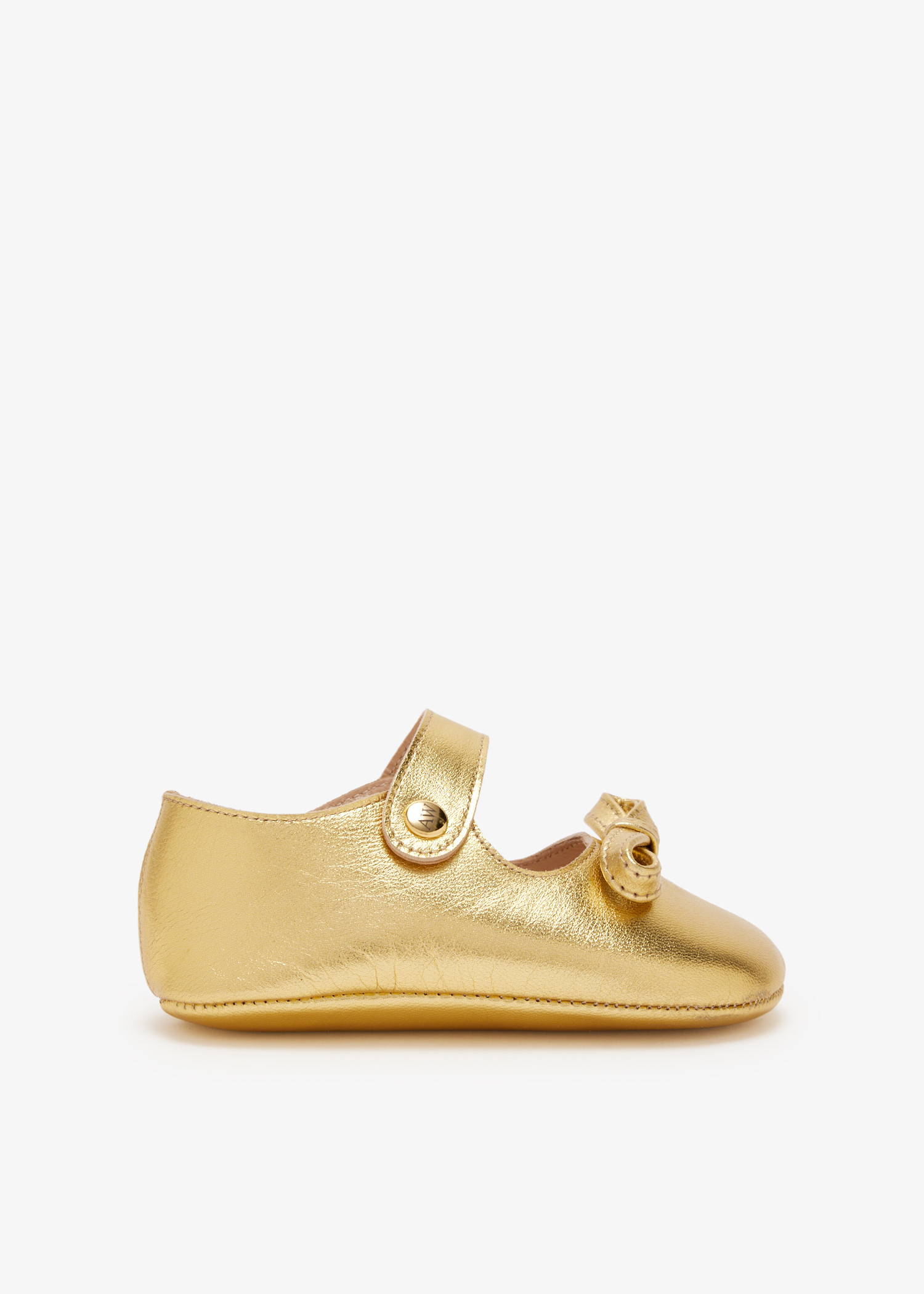 

Bow ballerinas, Gold