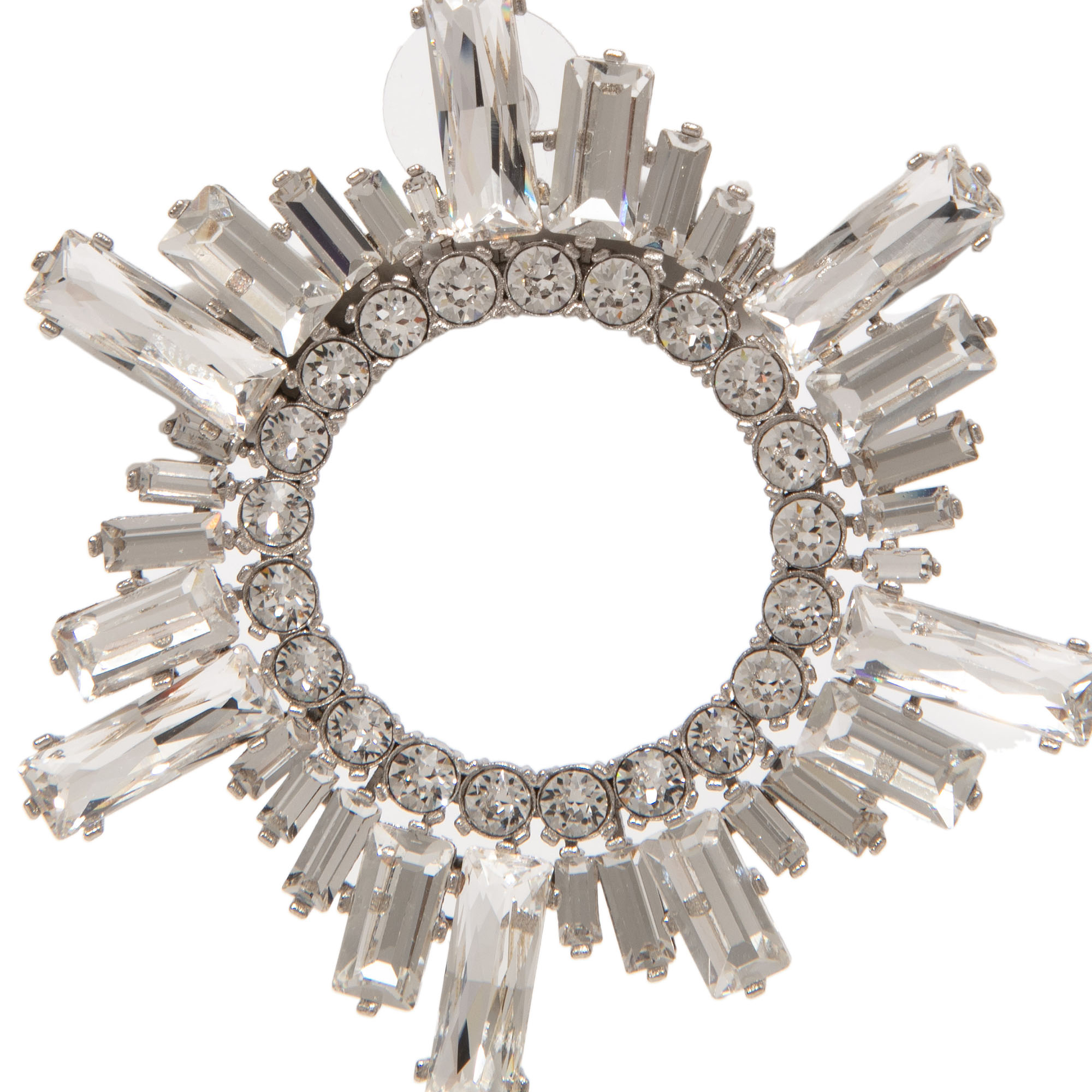 

Begum crystal earrings, Silver