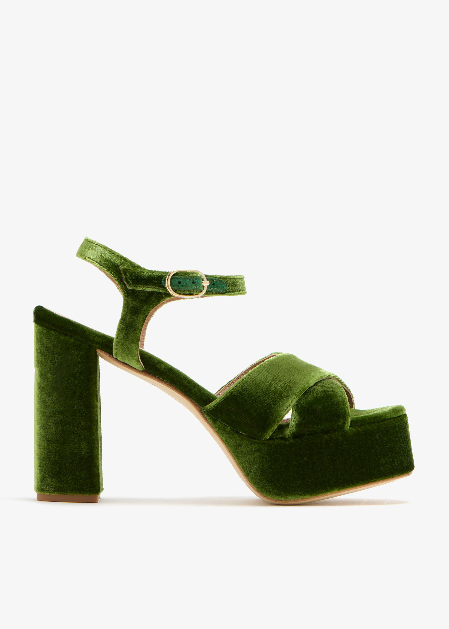 

Bella platform sandals, Green