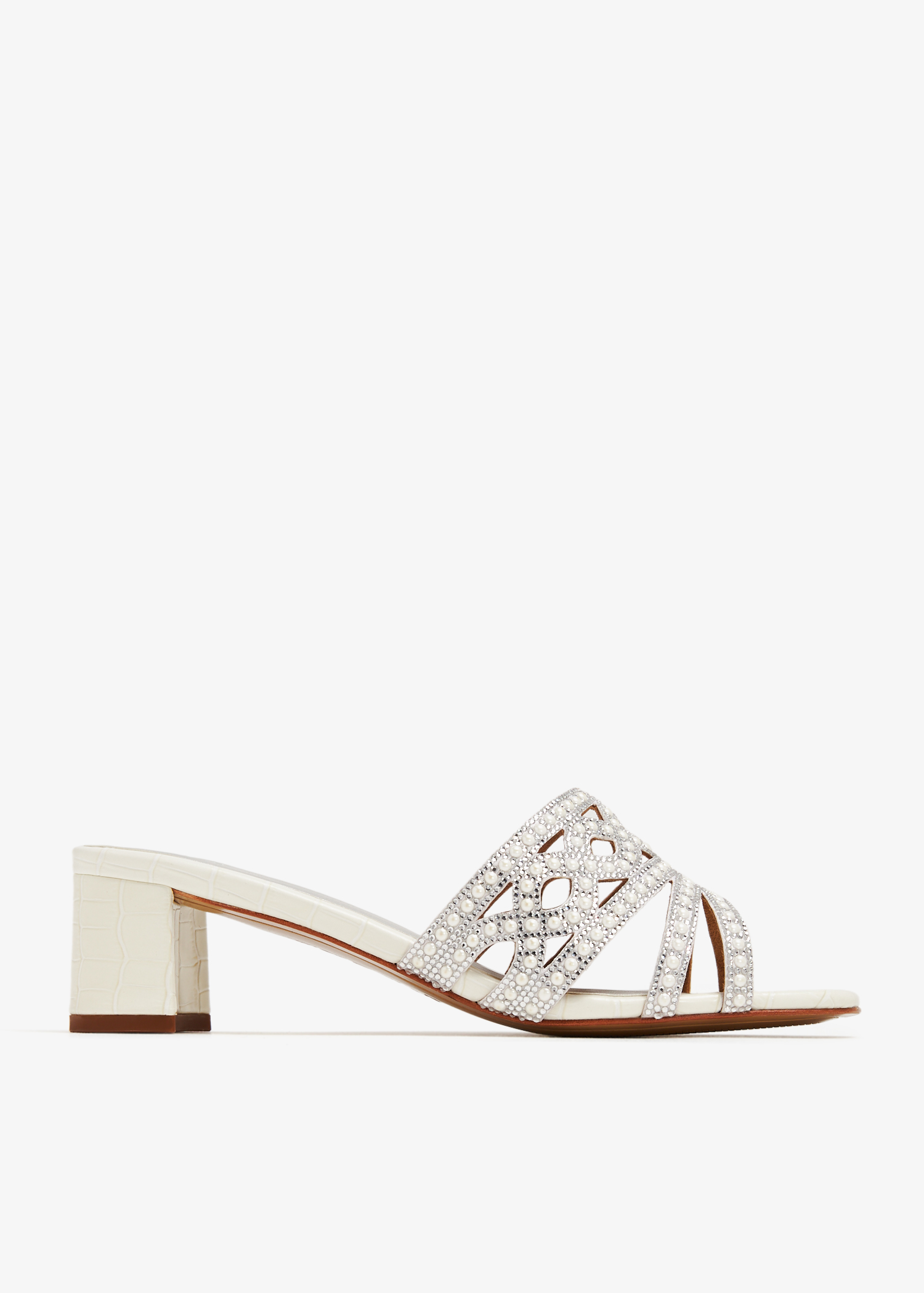 

Benat sandals, White