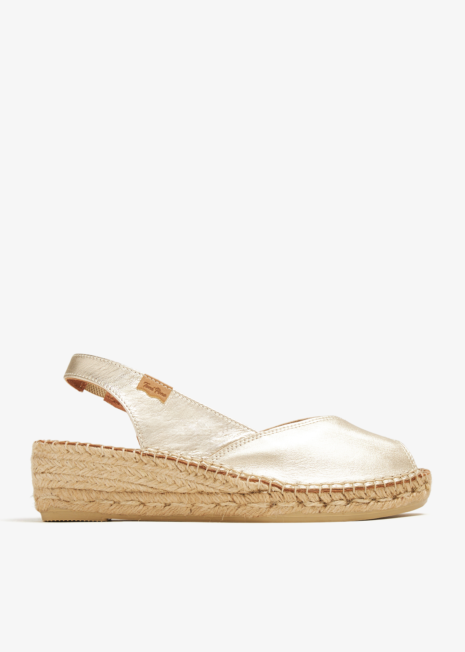 

Bernia wedge espadrilles, Gold