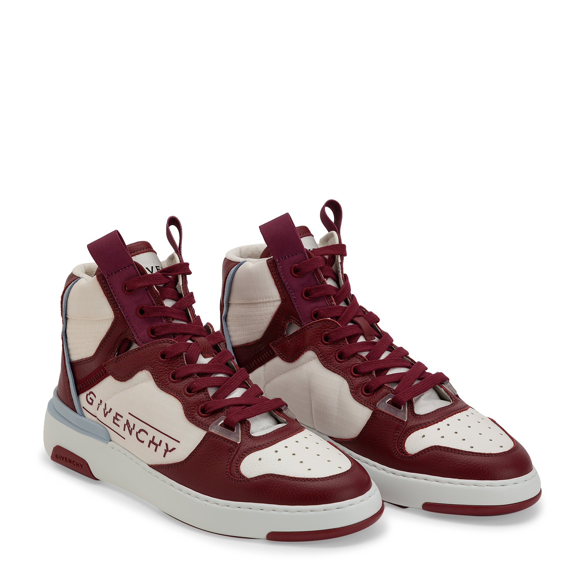 

Wing high top sneakers, Burgundy