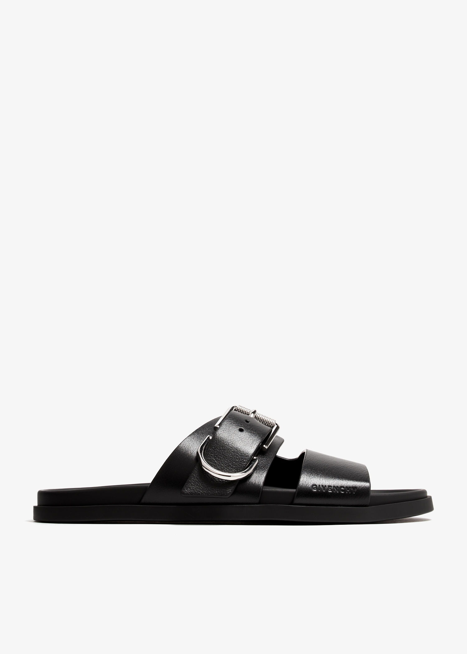 

Voyou double strap sandals, Black