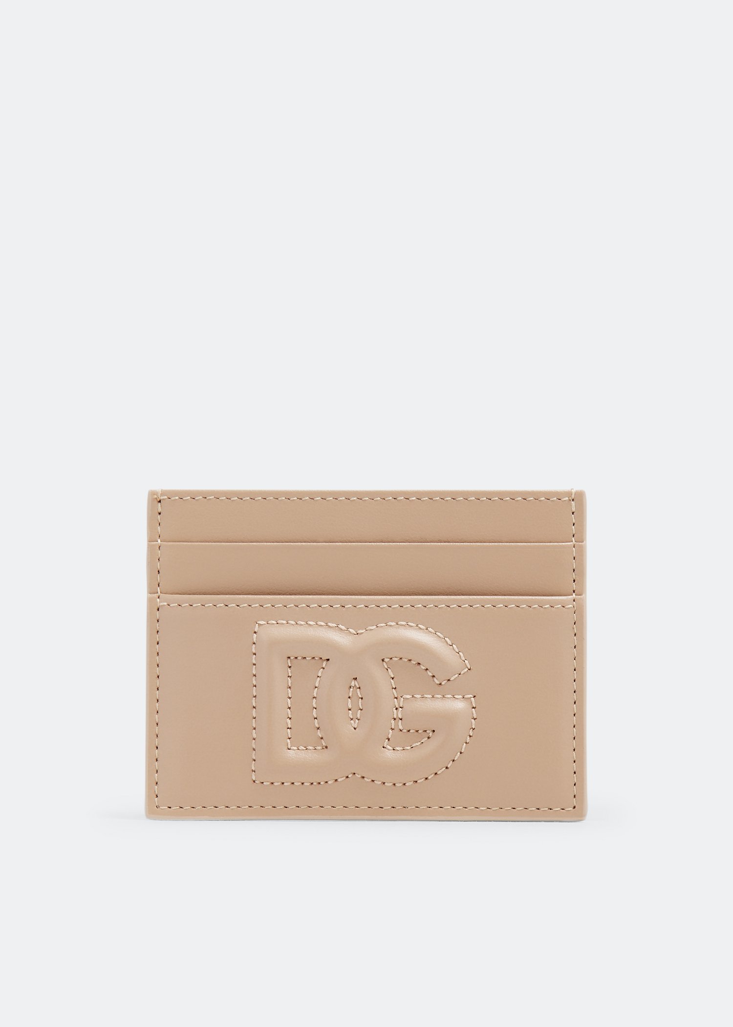 

DG logo card holder, Beige