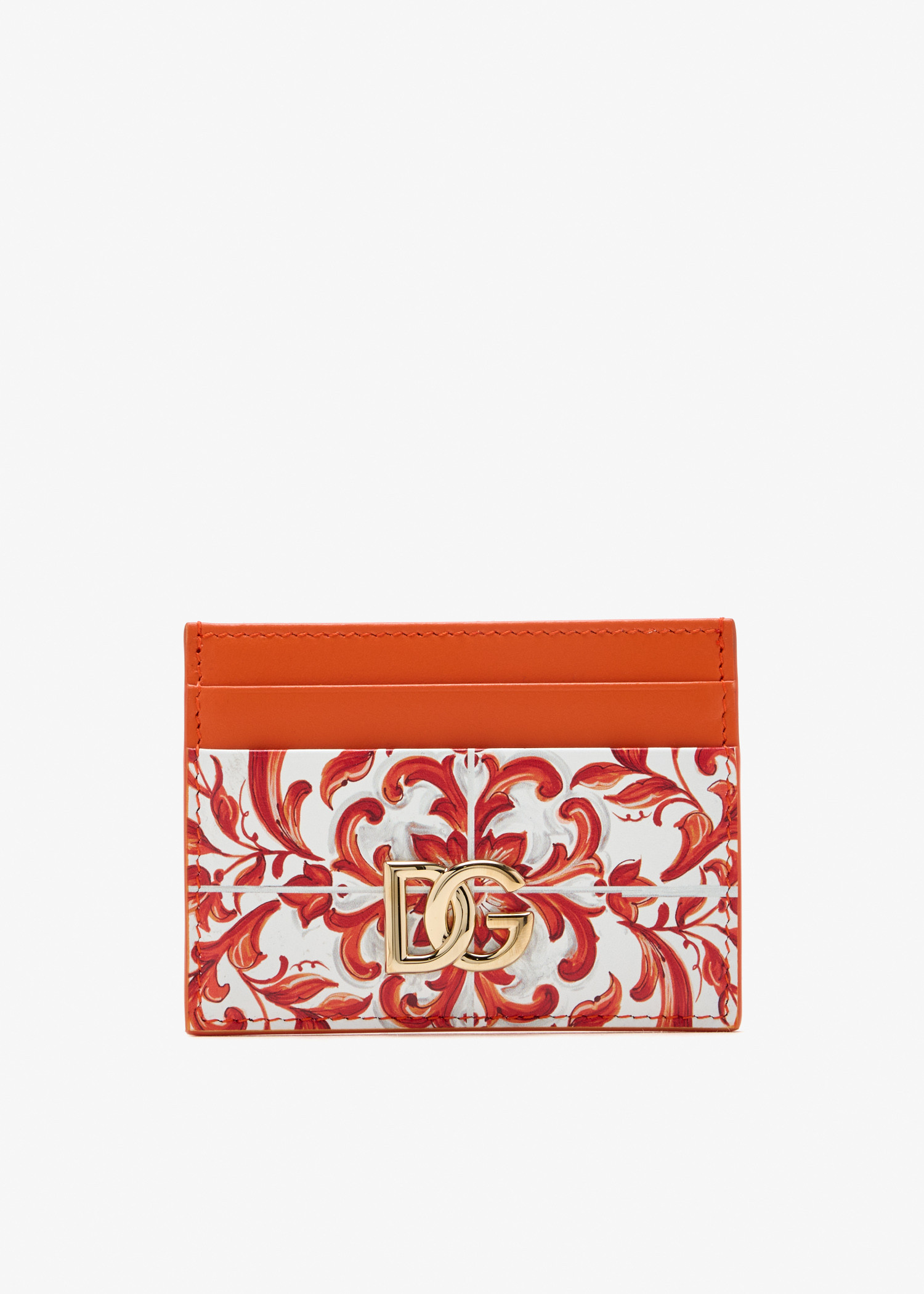 

3.5 Majolica-print card holder, Orange