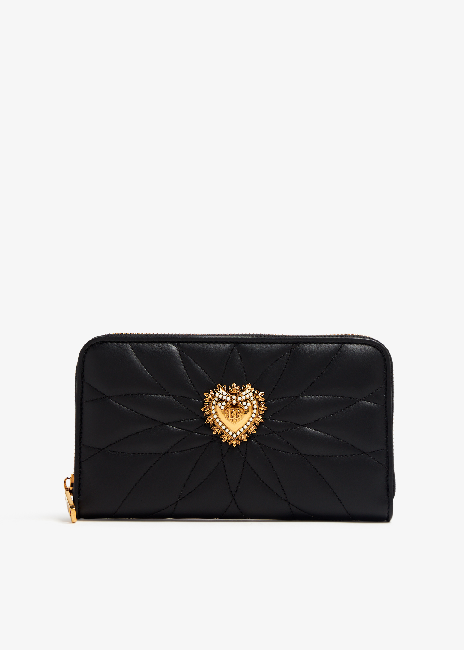 

Devotion zip-around wallet, Black