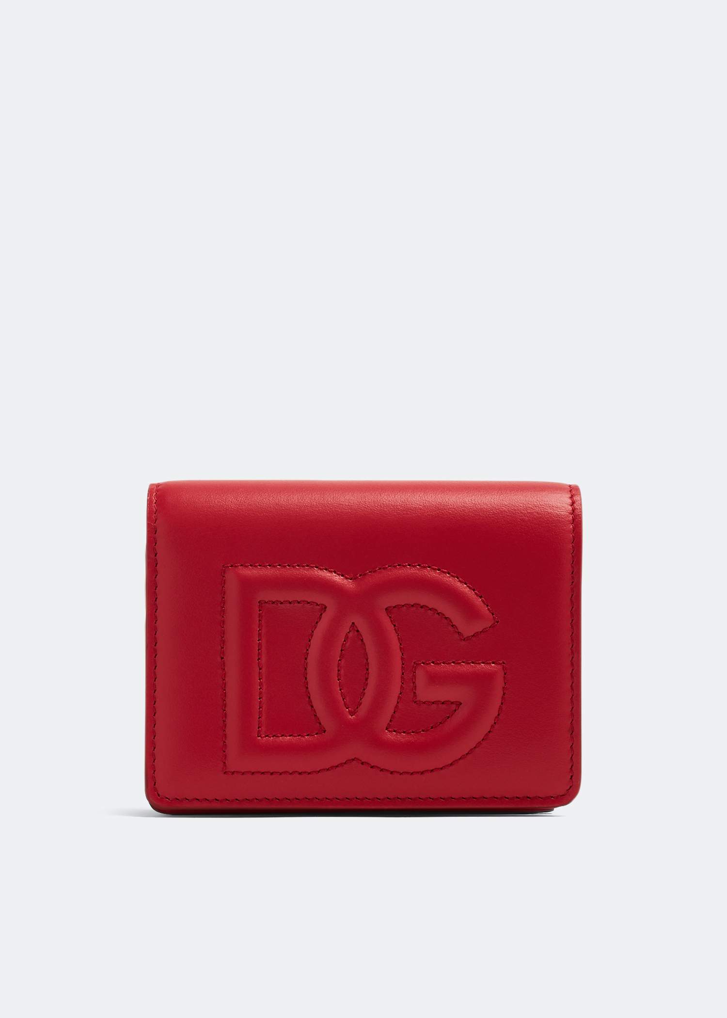 

DG Logo continental wallet, Red