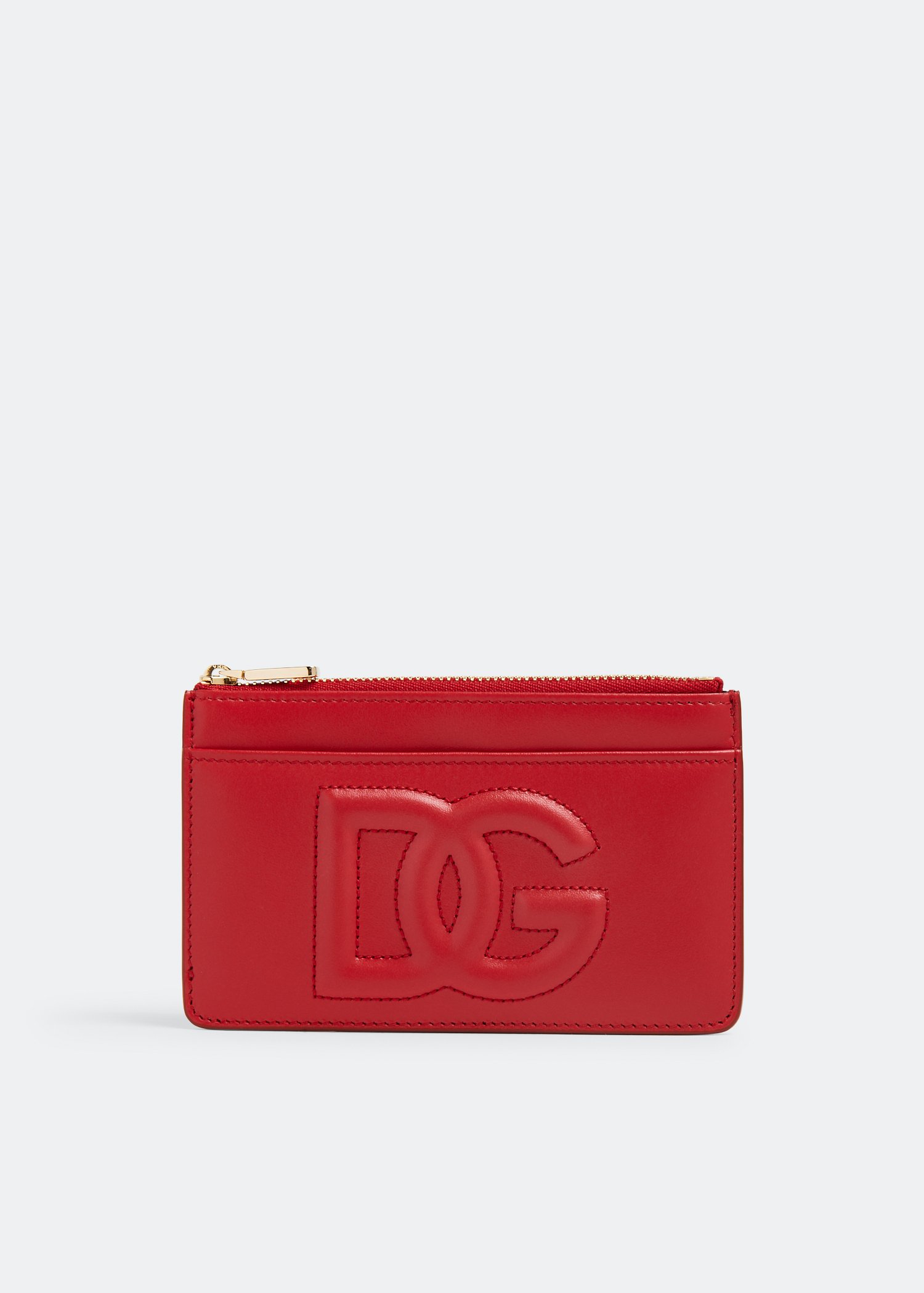 

Medium DG logo card holder, Red