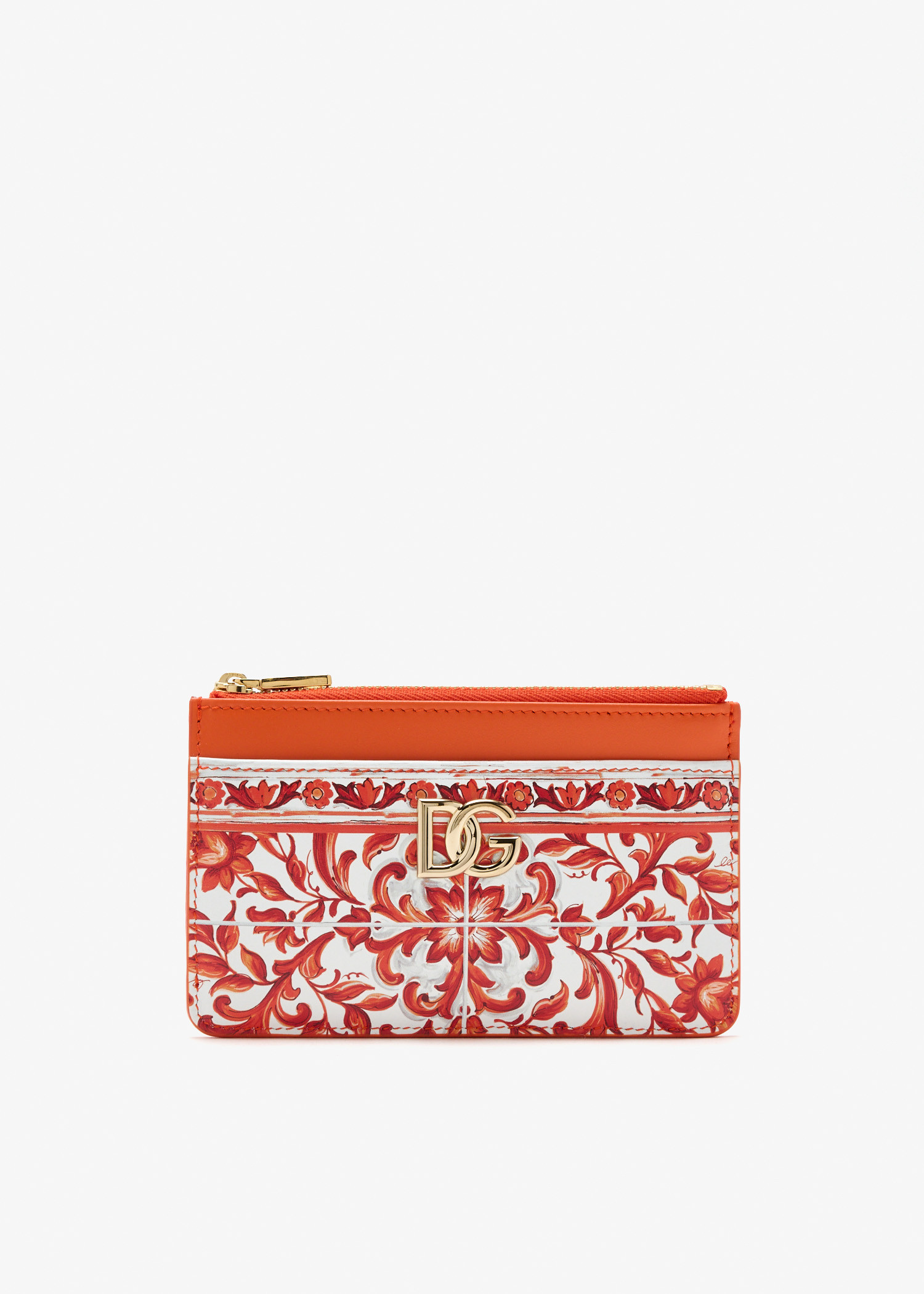 

3.5 Majolica-print card holder, Orange