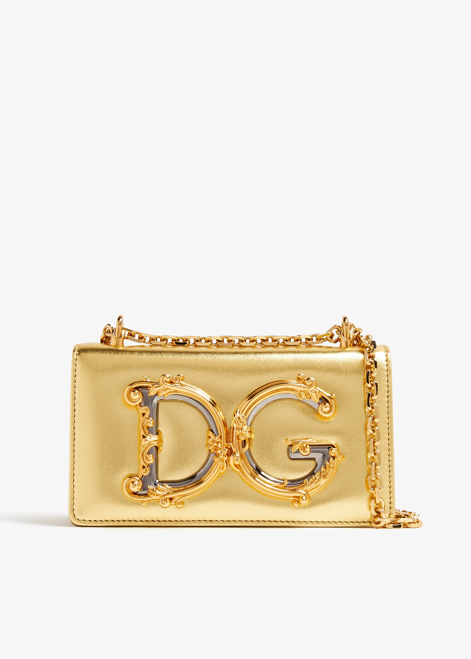 

DG Girls phone bag, Gold