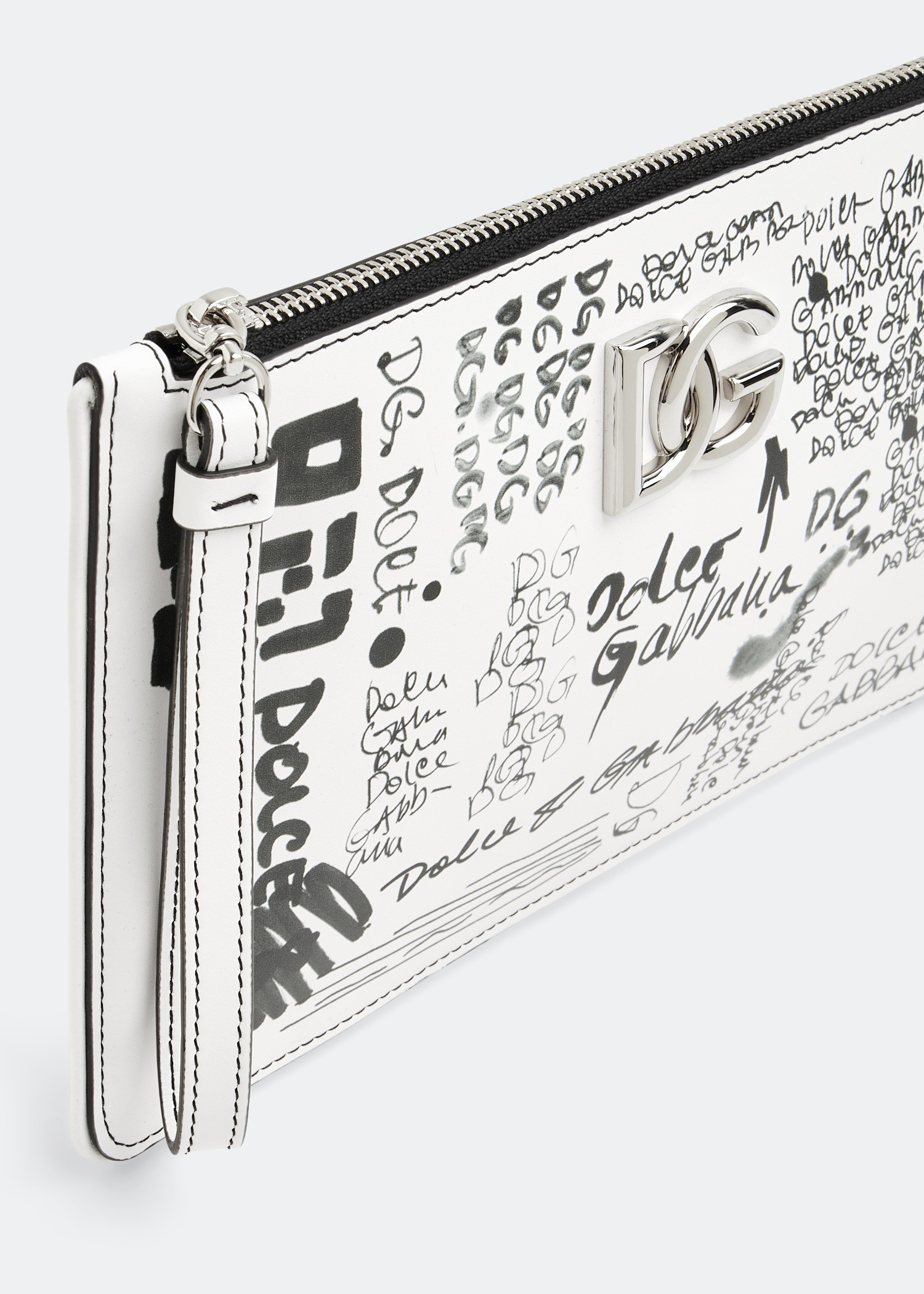 

Logo clutch, White