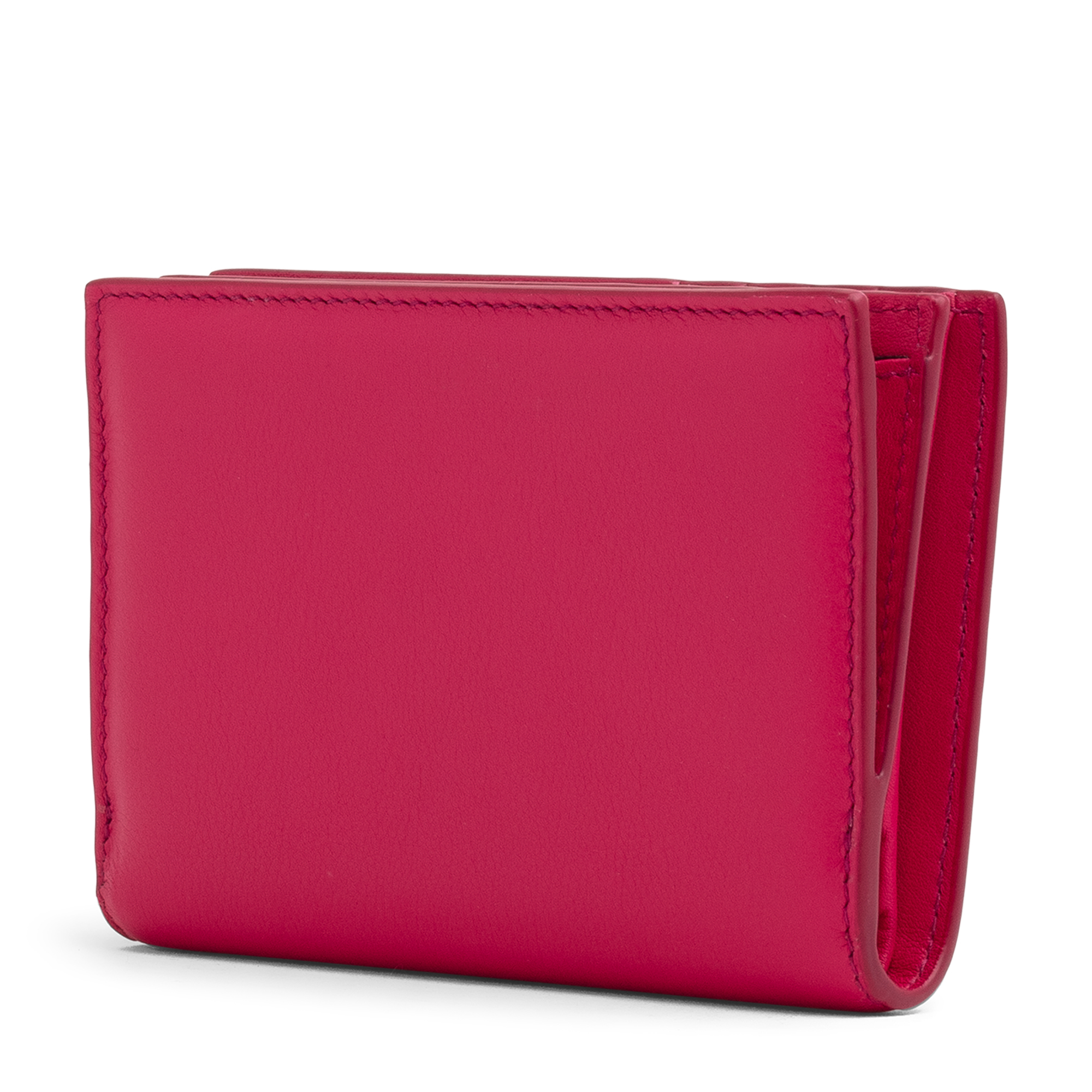 

Small calfskin wallet, Pink