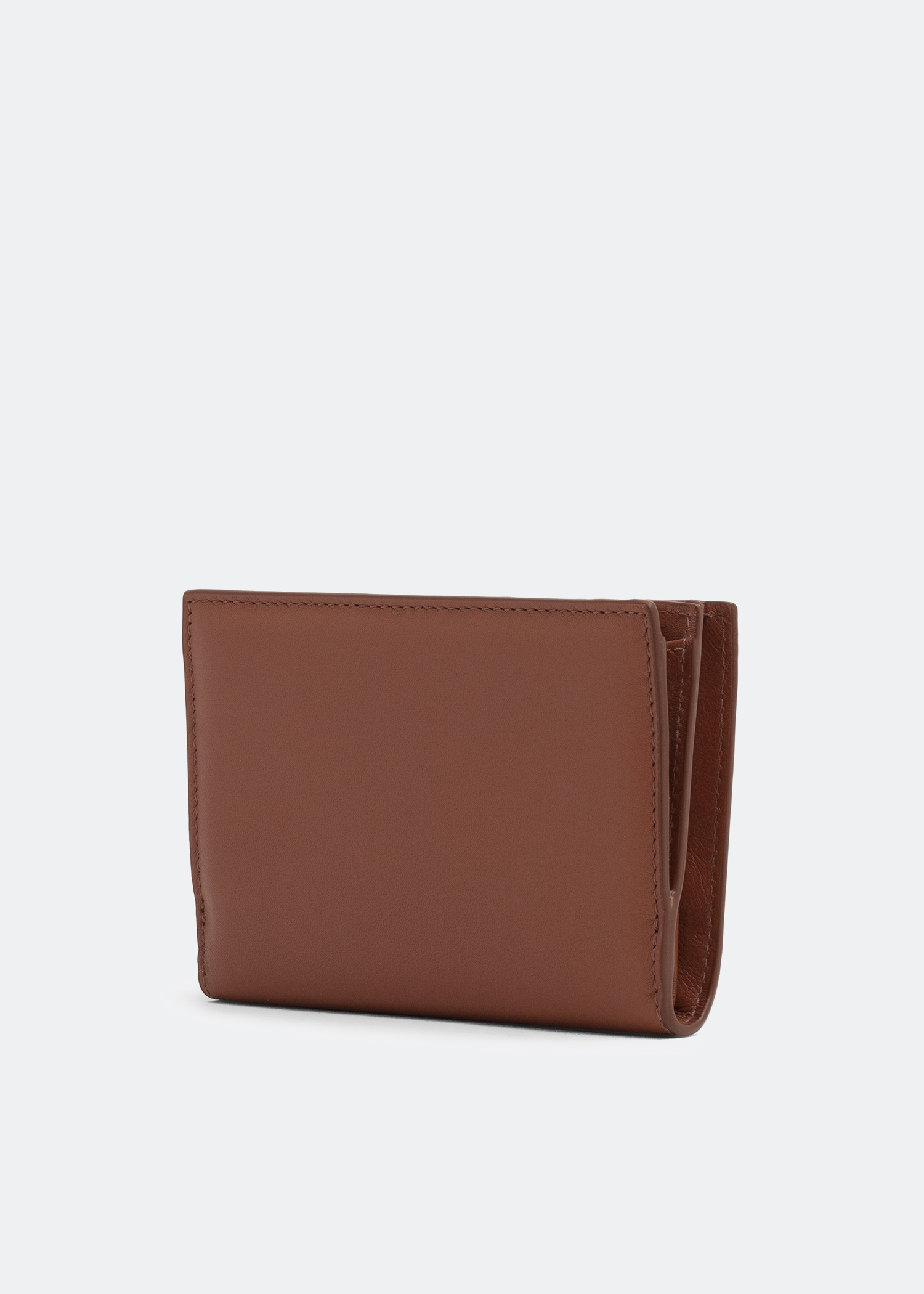 

Small calfskin wallet, Brown