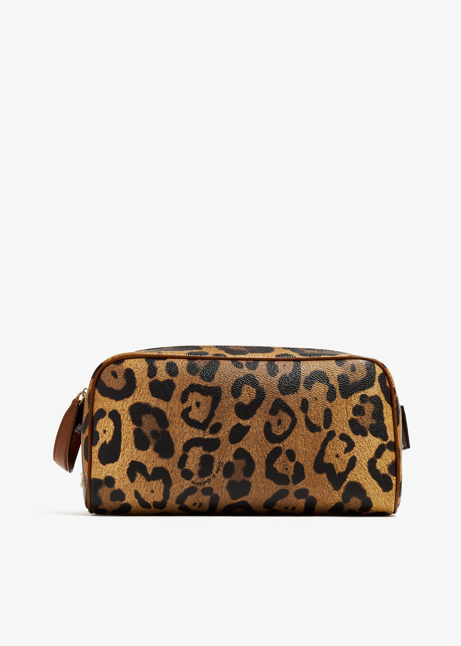 

Crespo leopard-print toiletry pouch, Animal print