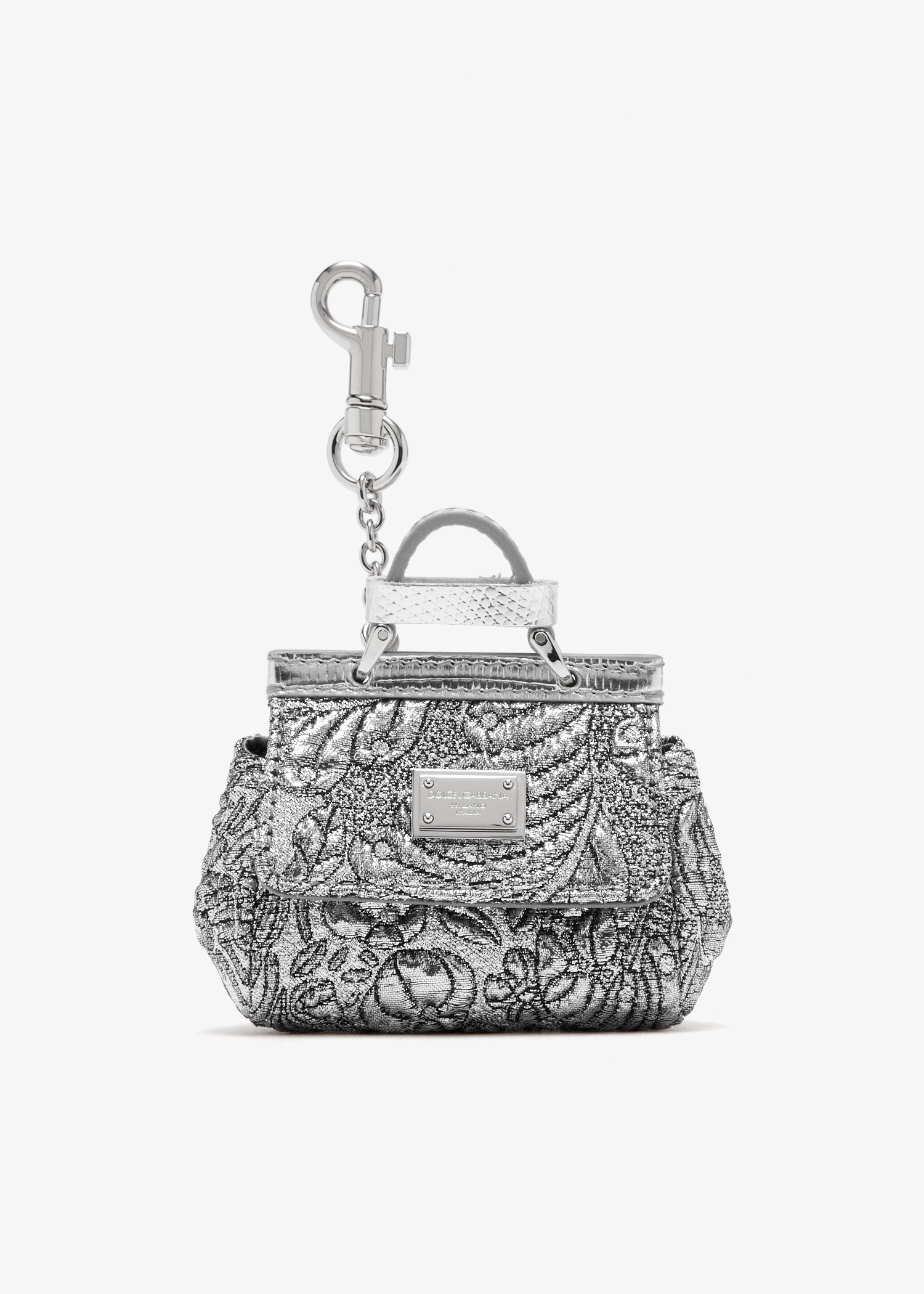 

Brocade AirPods case, Silver